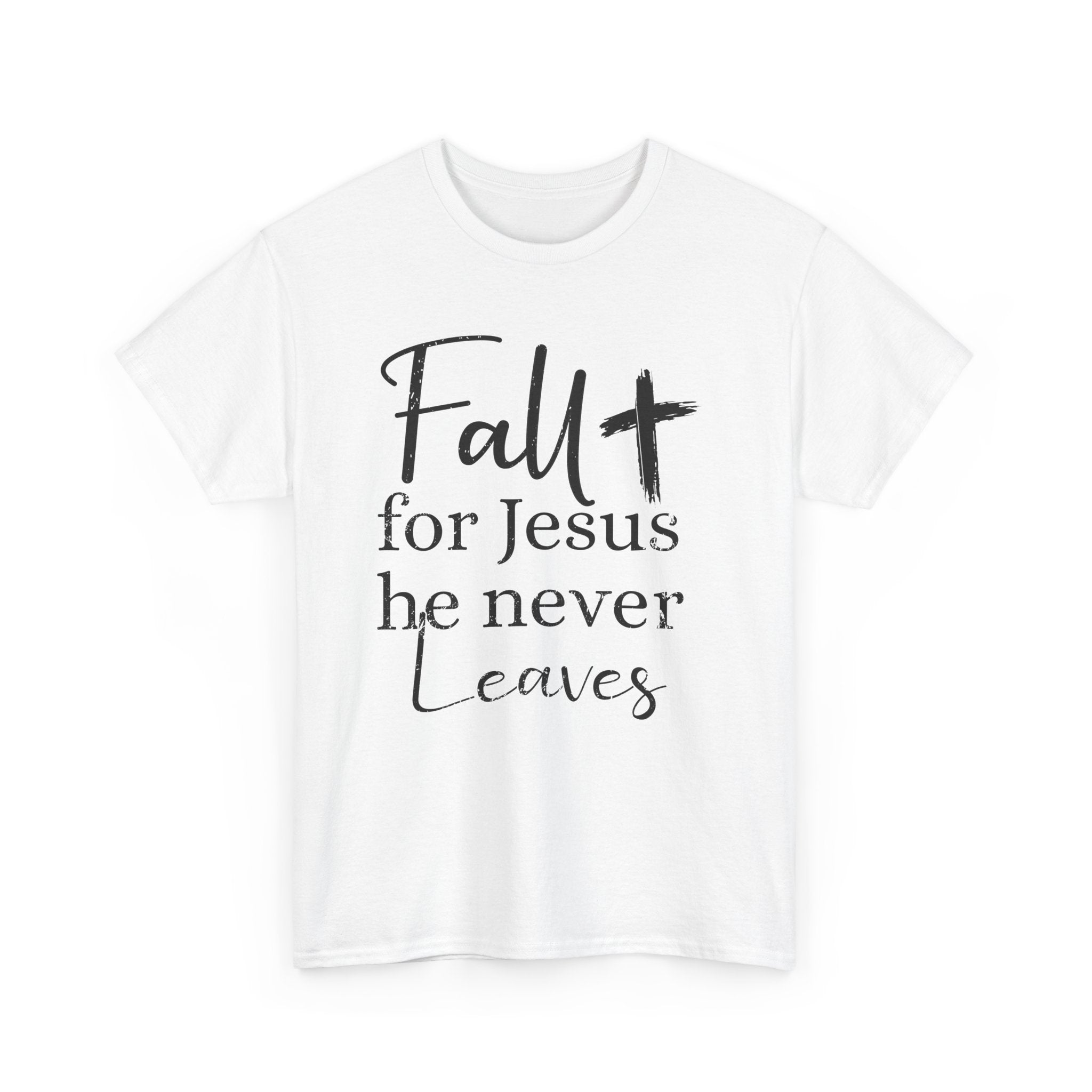 Fall for Jesus Pumpkin Church Unisex Cotton T-Shirt