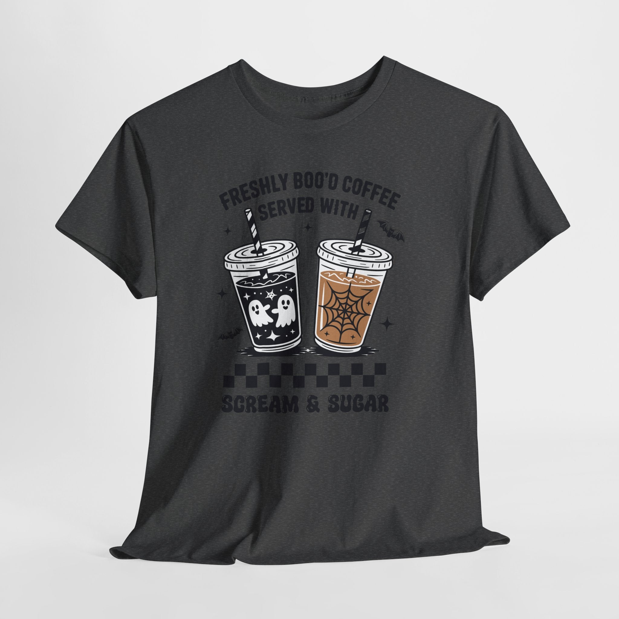 Halloween Iced Coffee Unisex Cotton Tee