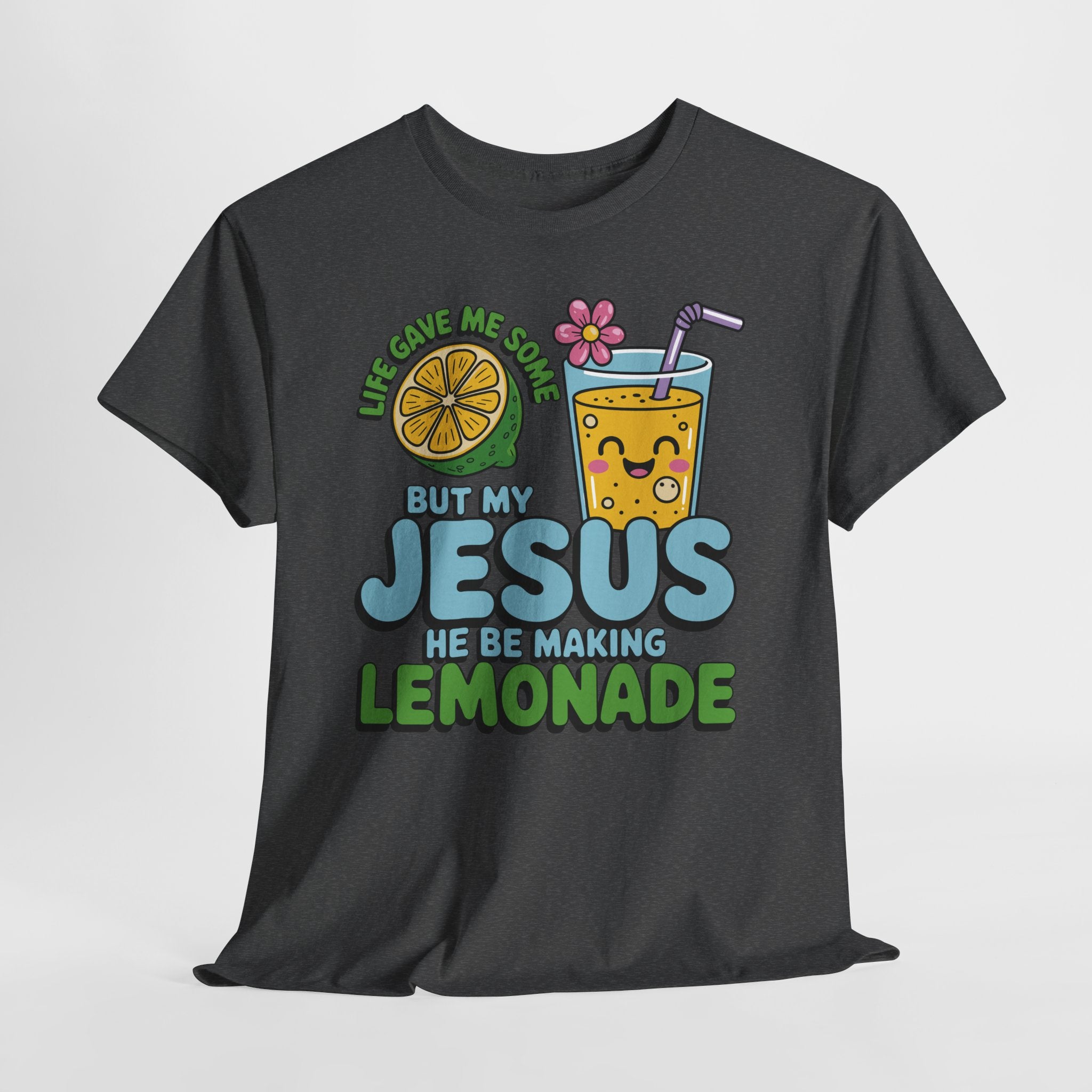 Christian Lemonade T‑Shirt — "Life Gave Me Some Lemons, My Jesus Makes Lemonade"Unisex Cotton Tee