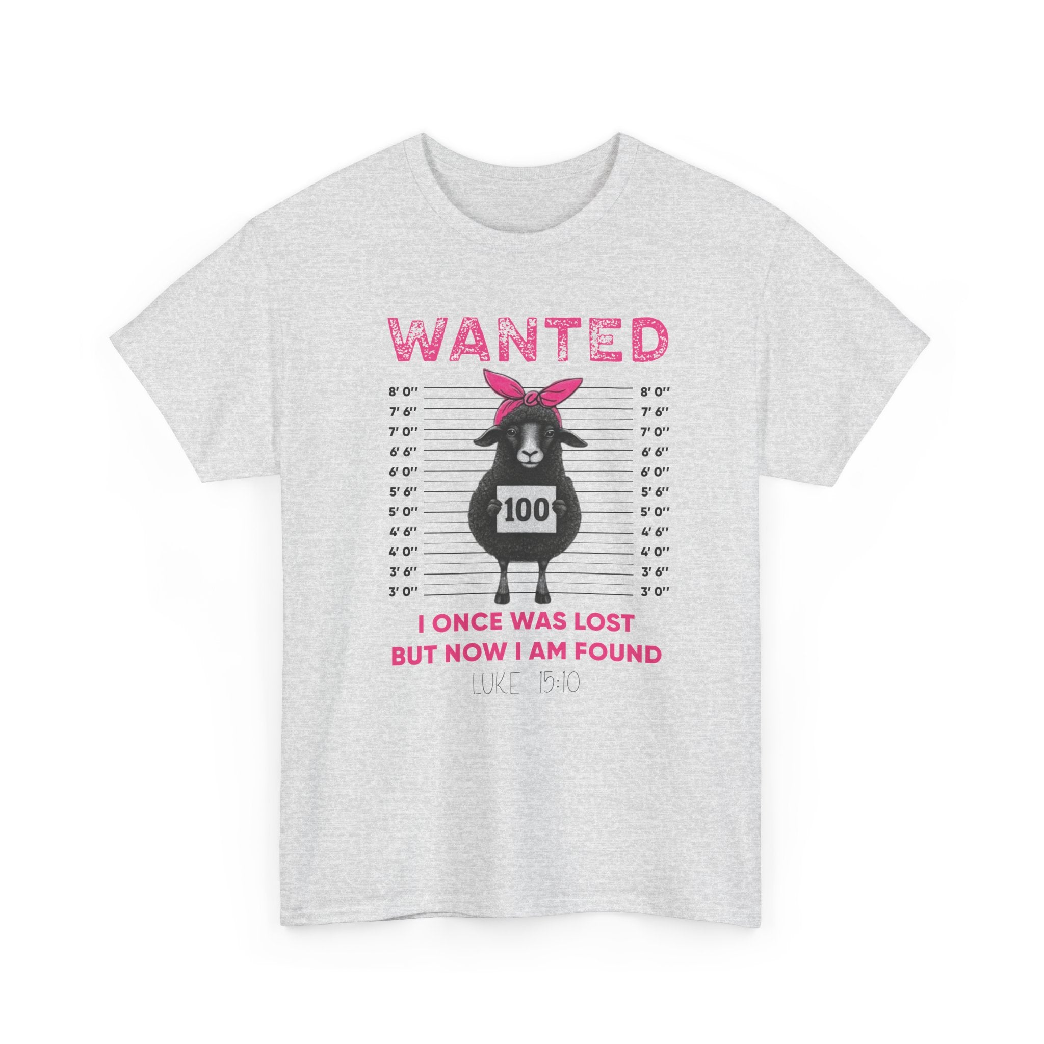 WANTED Black Sheep 'I Once Was Lost But Now I Am Found' Unisex Cotton T-Shirt