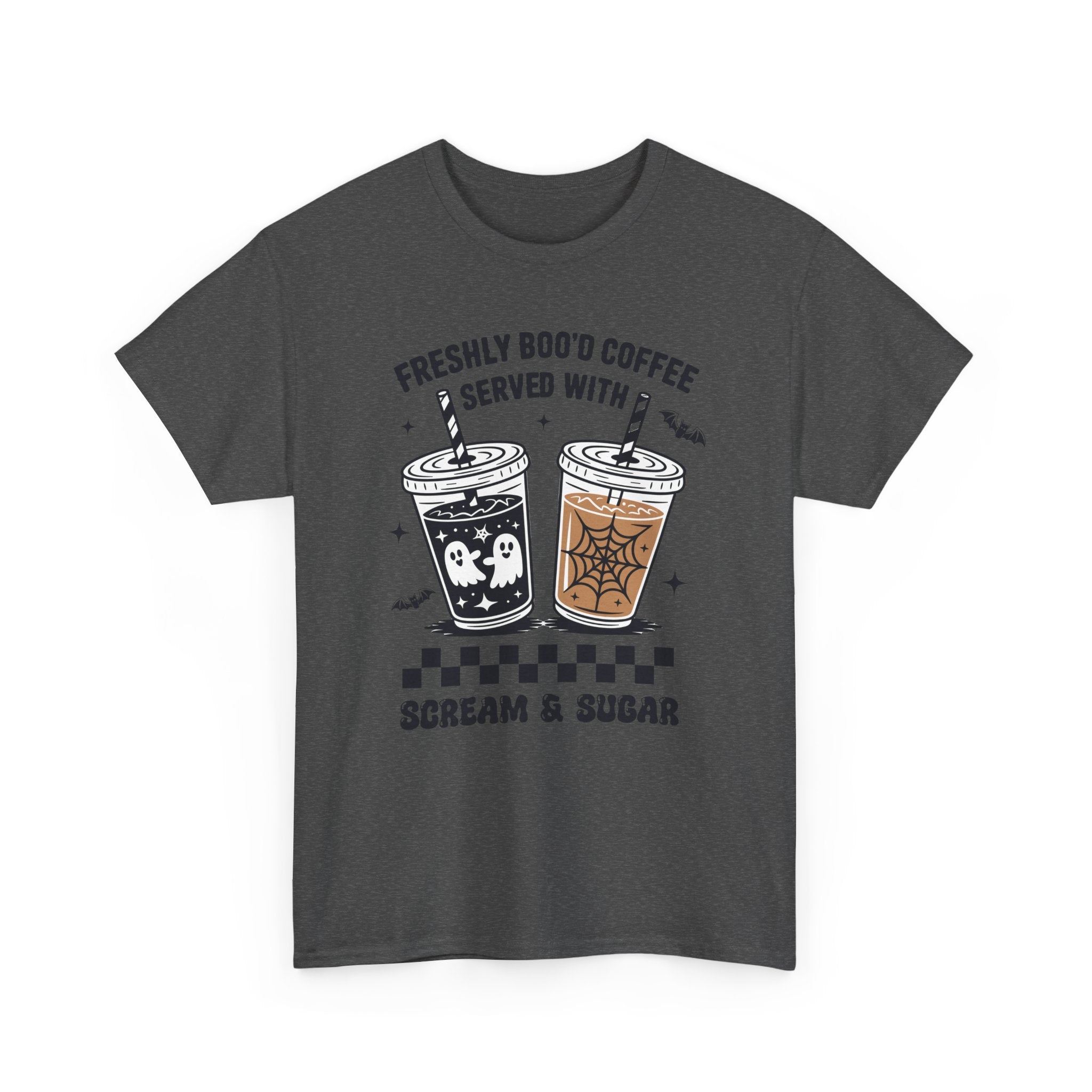 Halloween Iced Coffee Unisex Cotton Tee