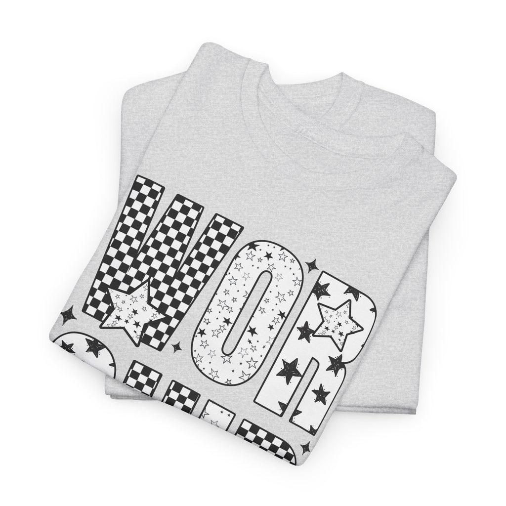 WORSHIP Through The Worry Checkerboard Unisex Cotton Tee