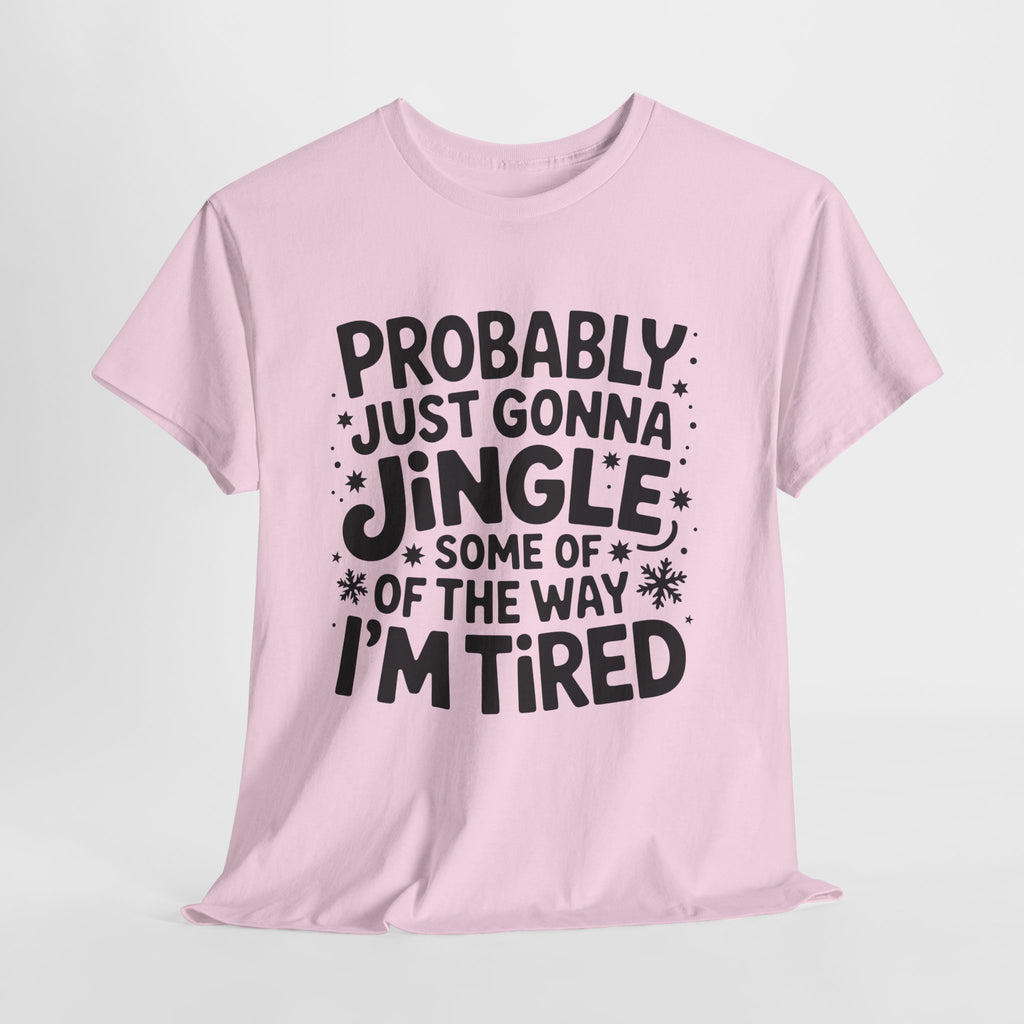 Black & White Minimalist Script Yes, I'm Always Cold Unisex Cotton Tee