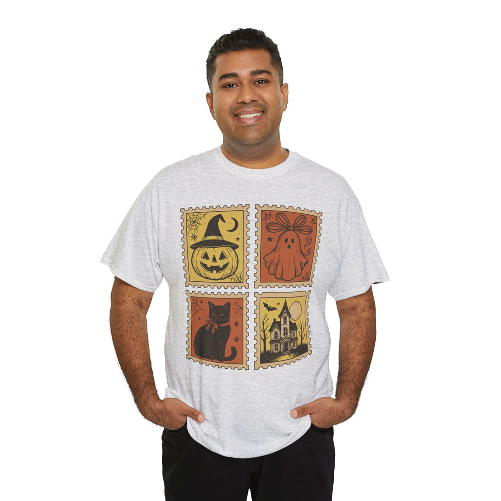 Halloween Stamp Collection Unisex Cotton Tee