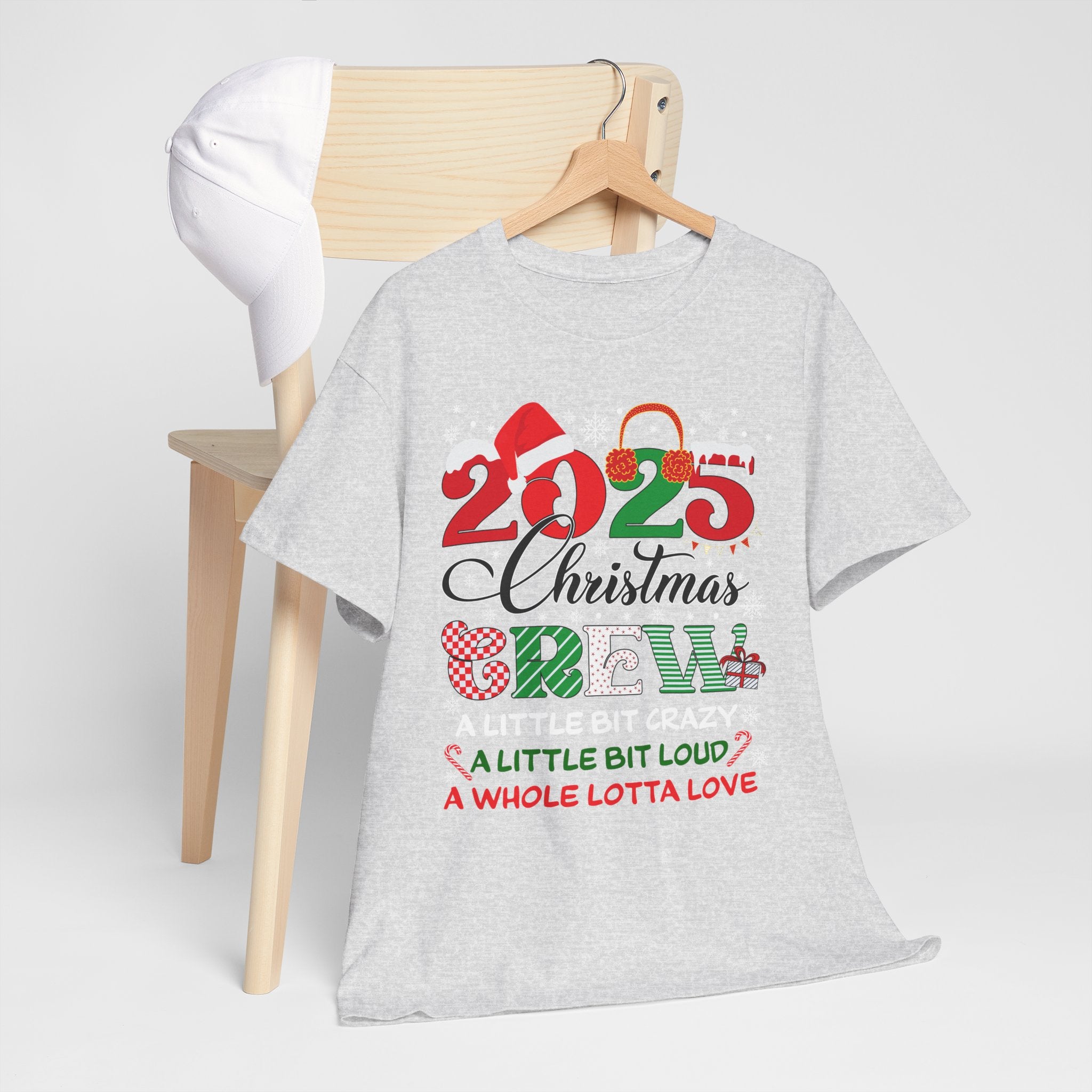 Christmas Crew 2025 Unisex Cotton Tee