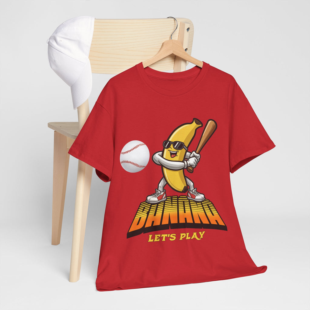 Banana Playing Baseball Tee