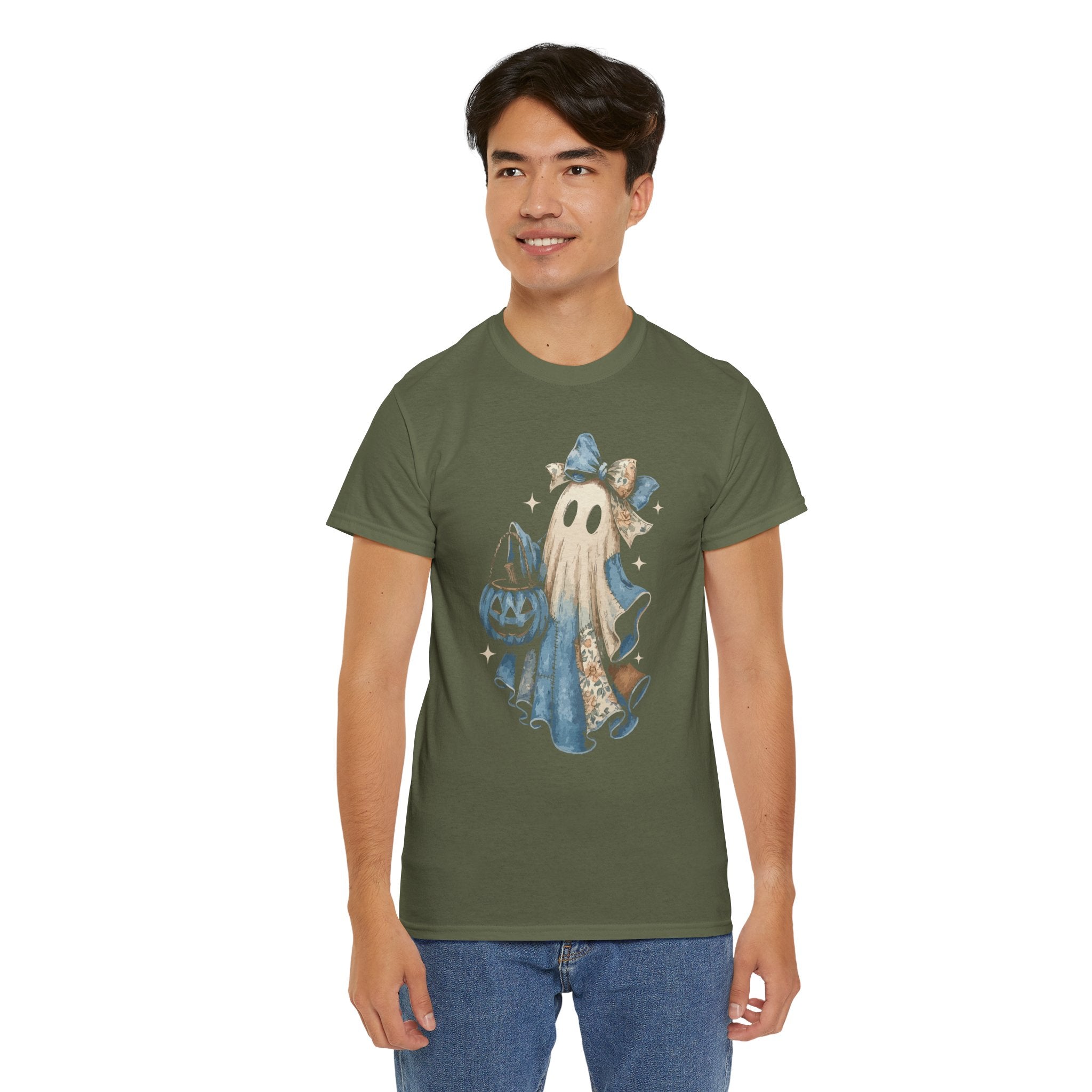 Ghost Halloween Unisex Cotton Tee