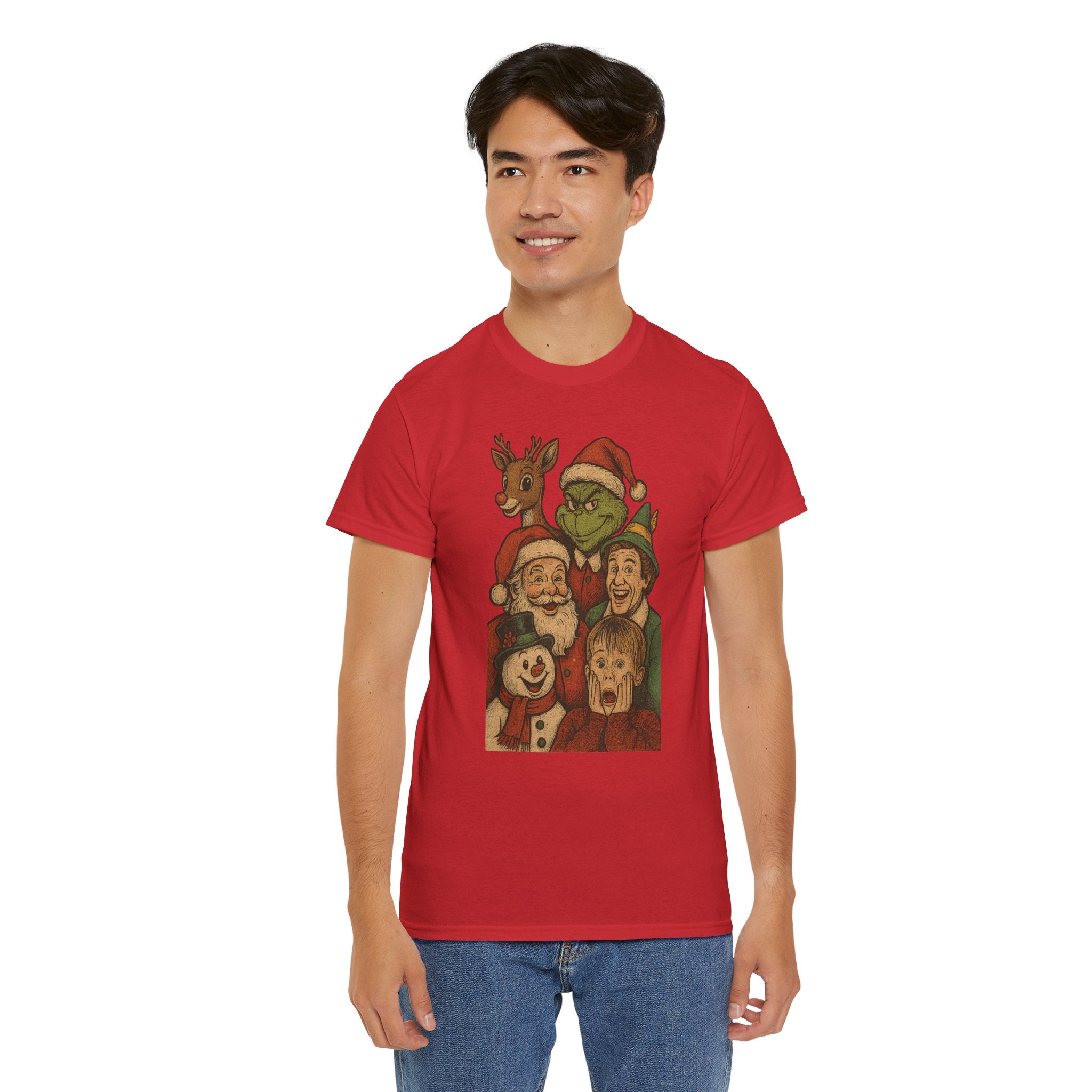 Christmas Icon Vintage Unisex Cotton Tee
