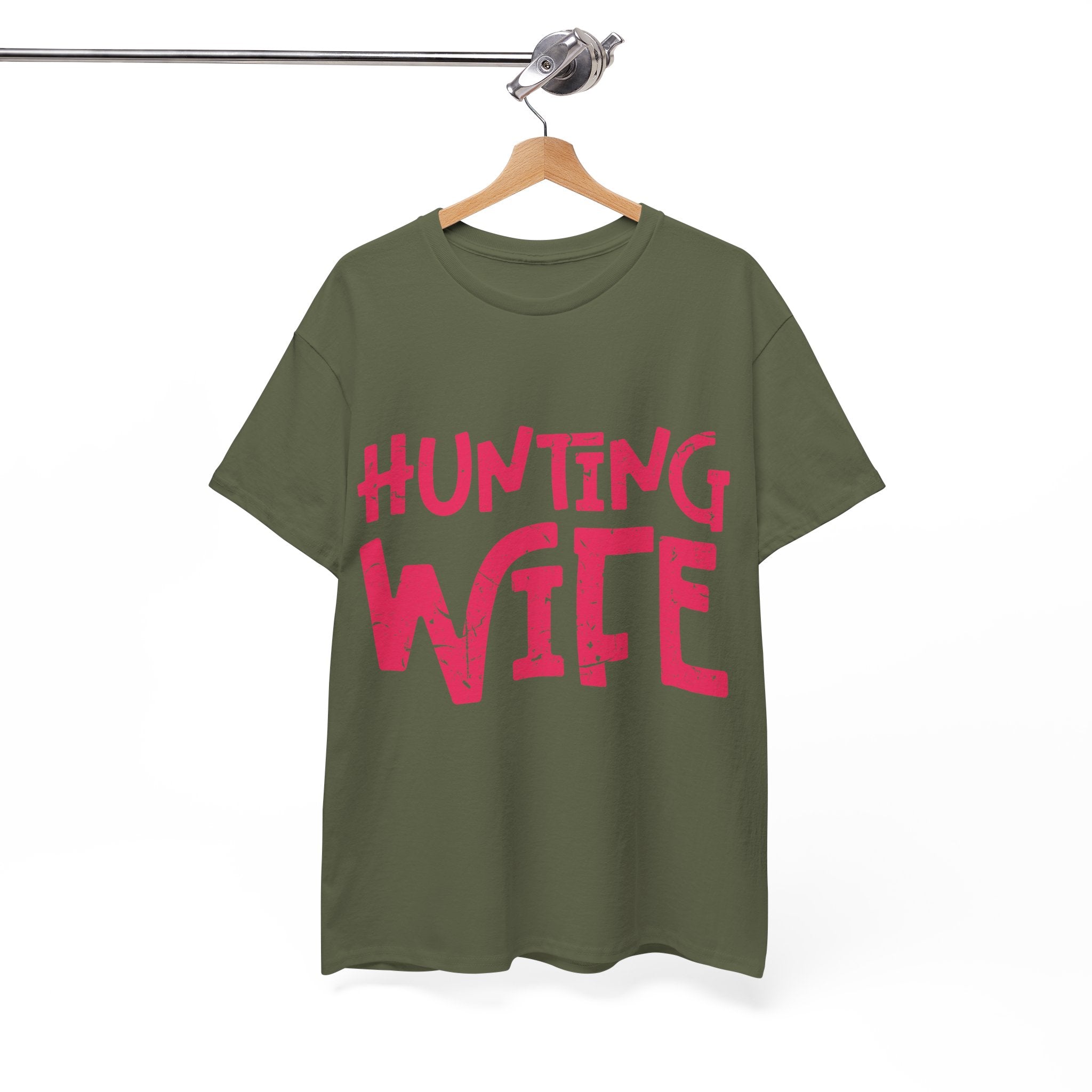 Hunting Season Vintage Badge T-Shirt — Rugged Orange Hunting Unisex Cotton Tee