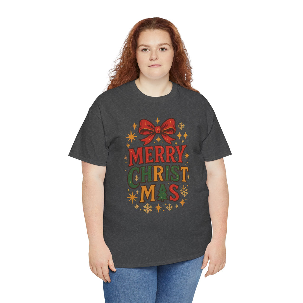 Merry Christmas Unisex Cotton Tee