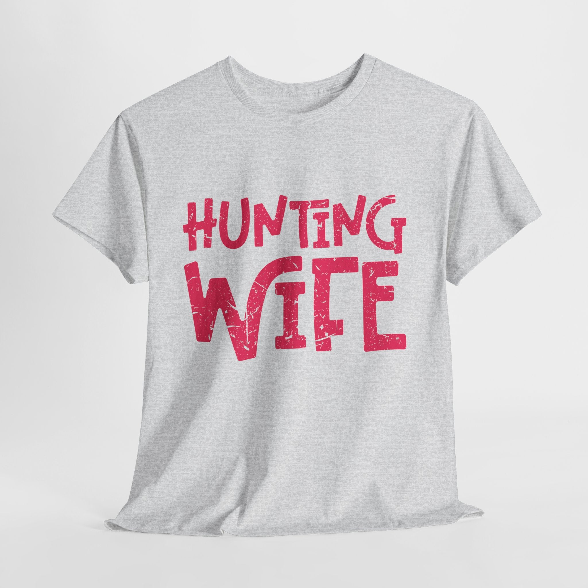 Hunting Season Vintage Badge T-Shirt — Rugged Orange Hunting Unisex Cotton Tee