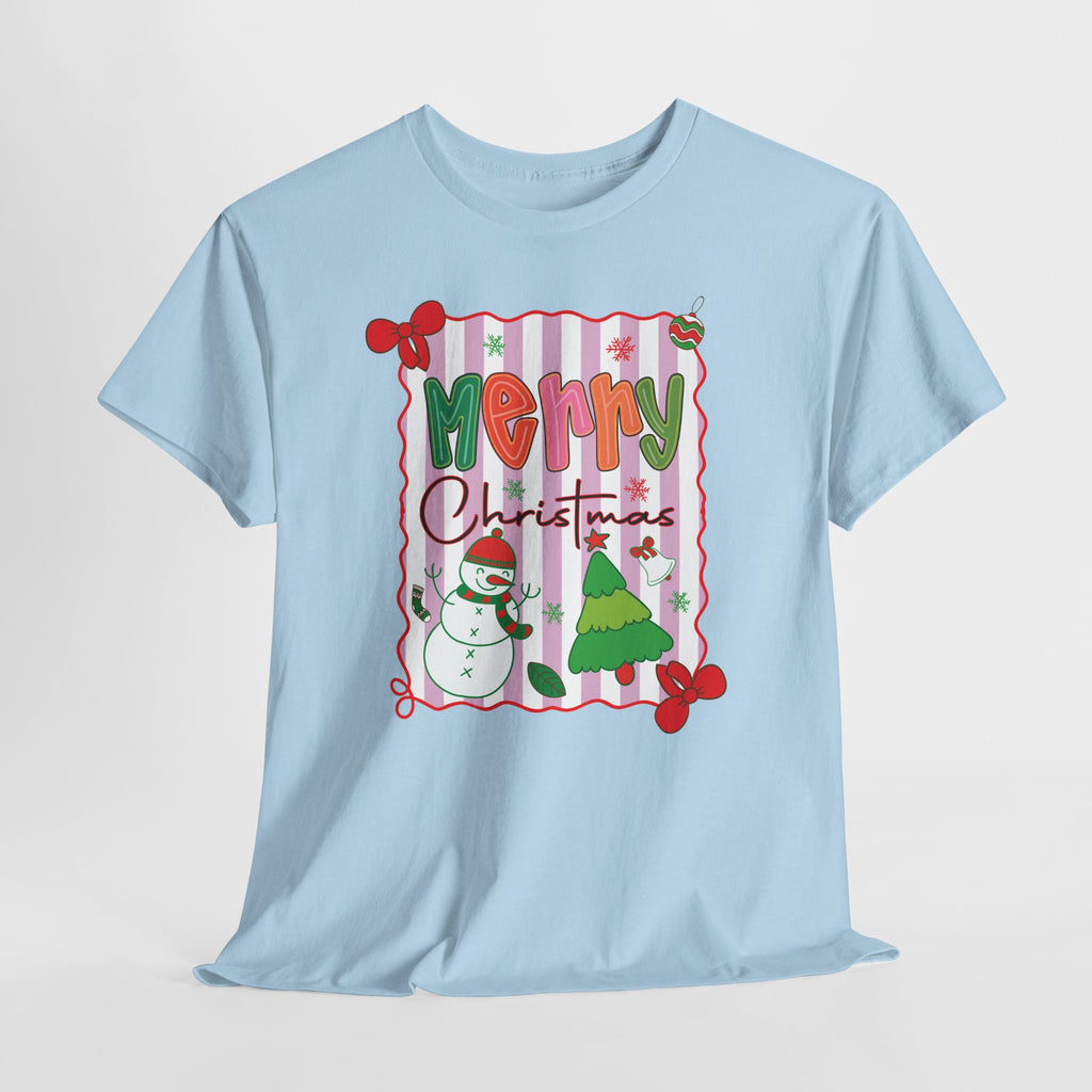 Christmas Snowman Unisex Cotton Tee