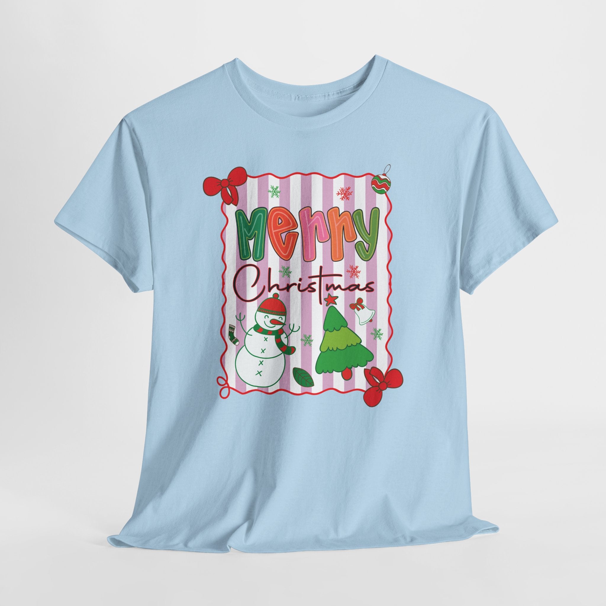 Christmas Snowman Unisex Cotton Tee
