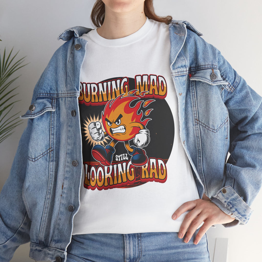 Burning Mad Looking Rad Unisex Tee