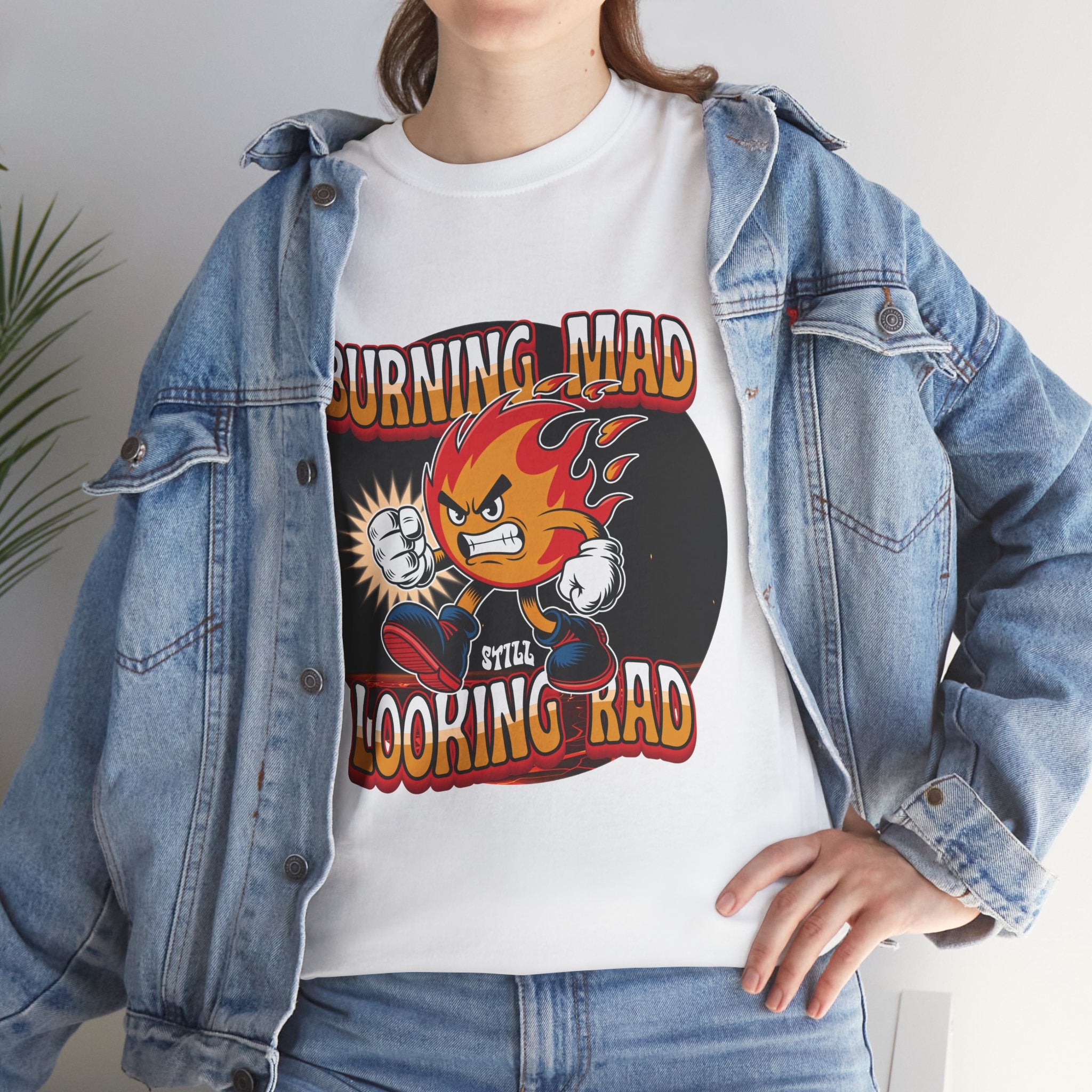 Burning Mad Looking Rad Unisex Tee