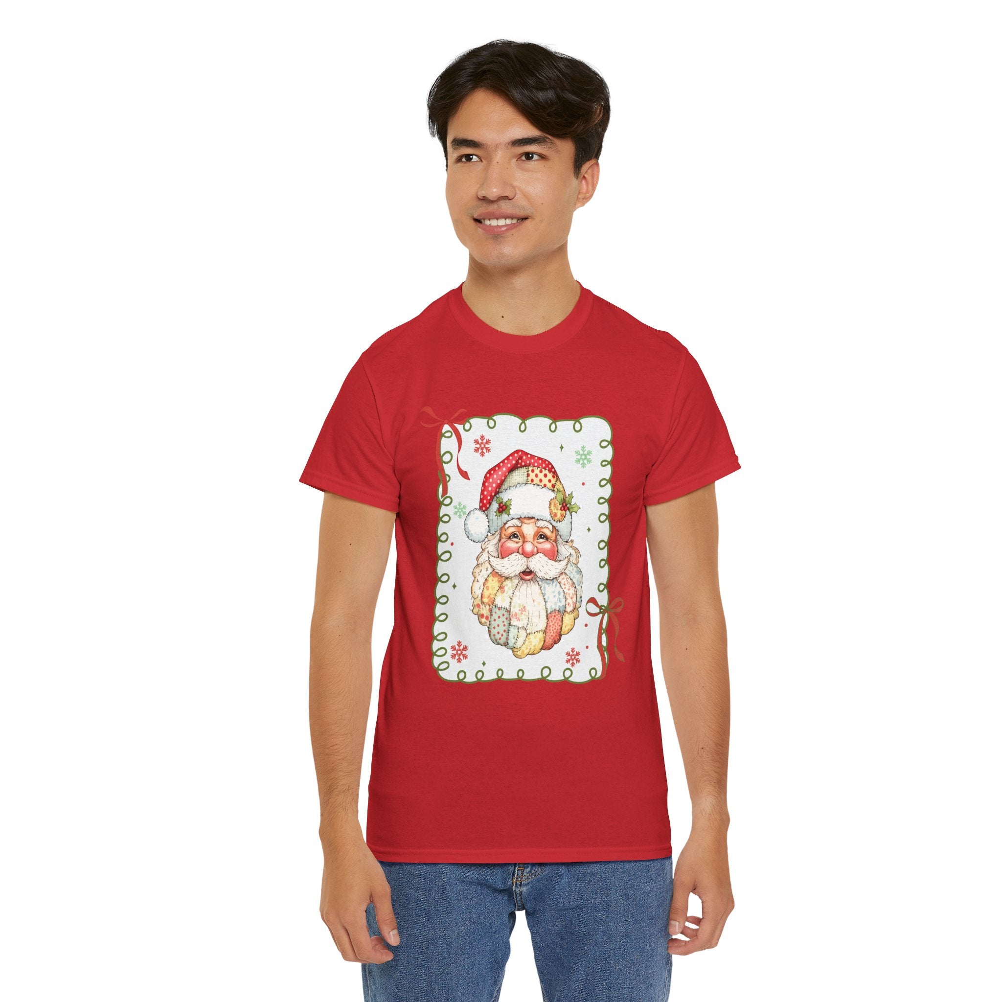 Santa Vintage Unisex Cotton Tee