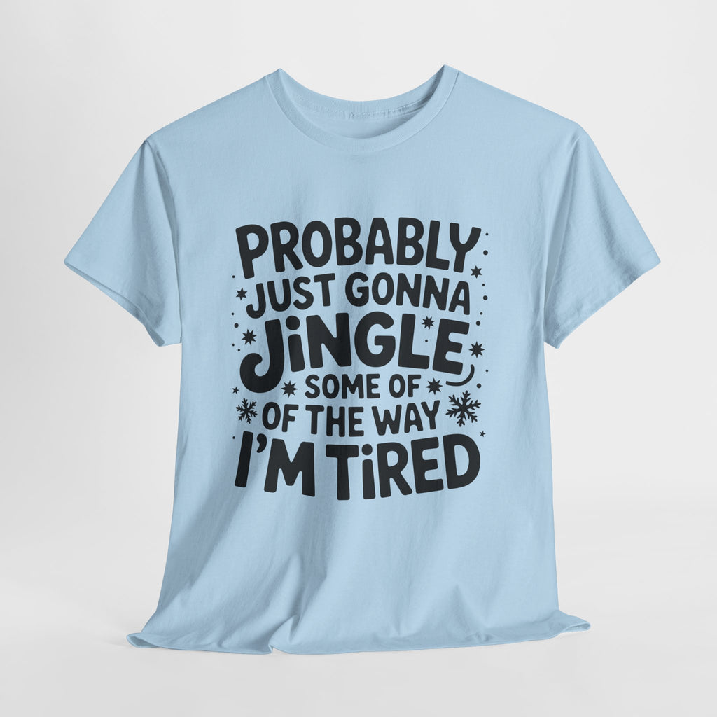 Black & White Minimalist Script Yes, I'm Always Cold Unisex Cotton Tee