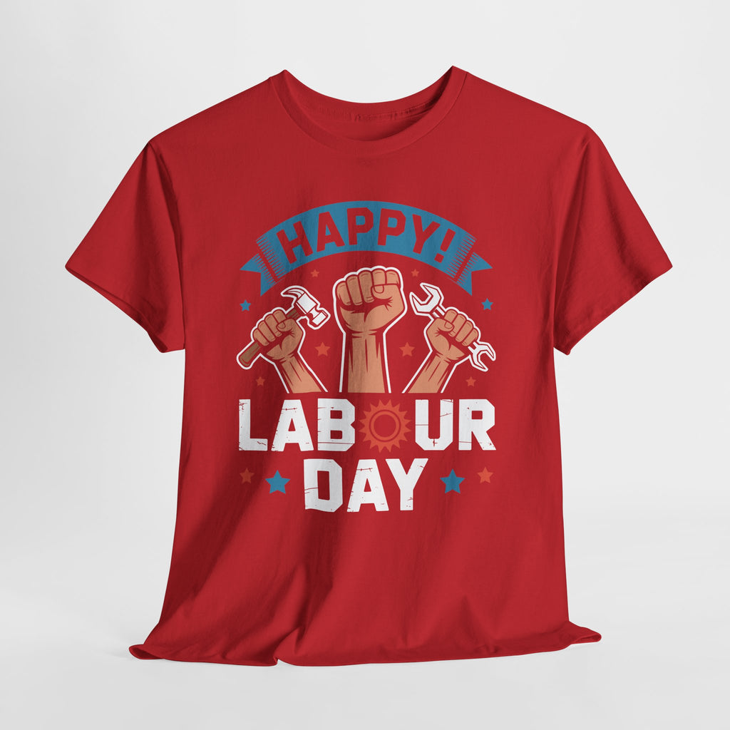 Happy US Labour Day Unisex Heavy Cotton T-Shirt