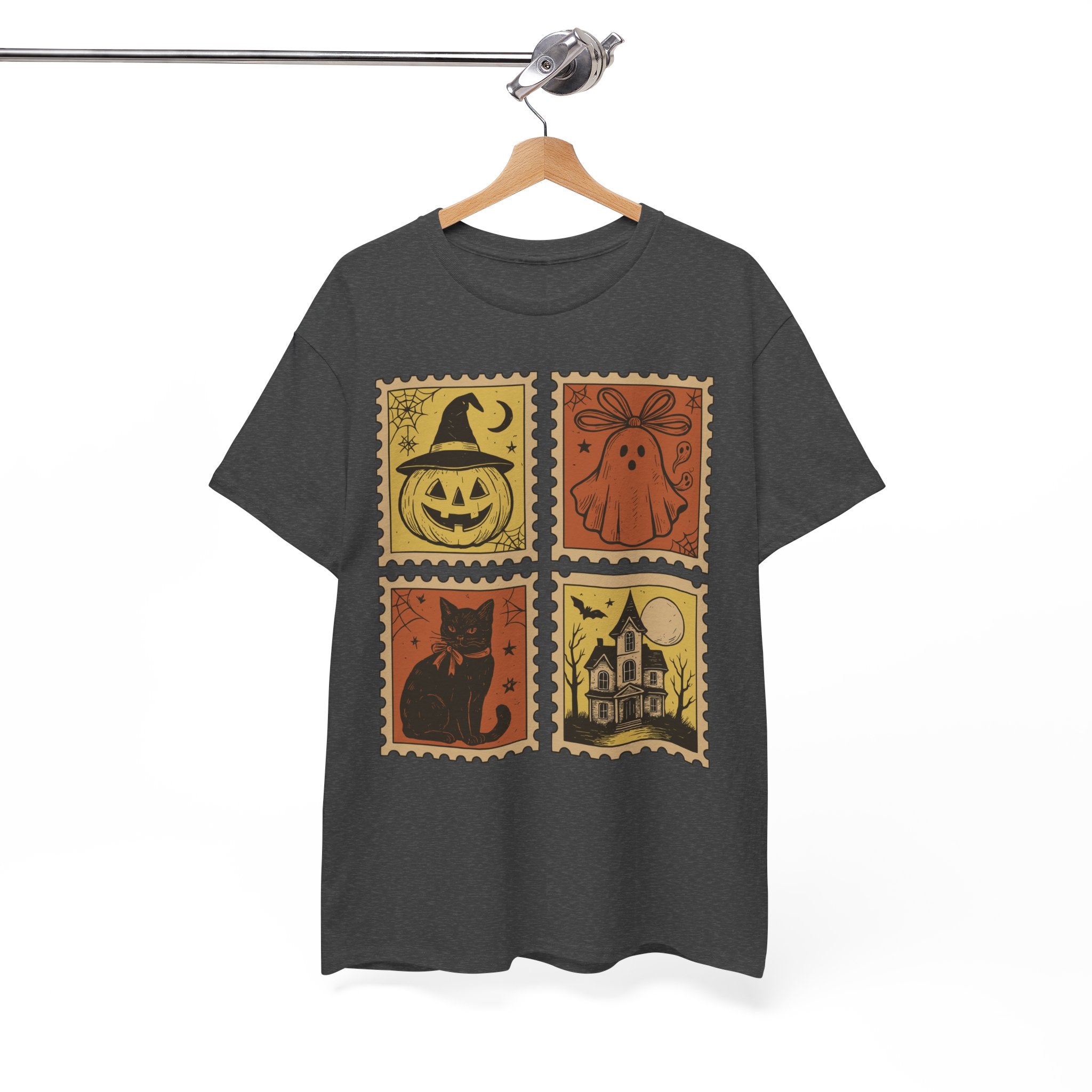 Halloween Stamp Collection Unisex Cotton Tee