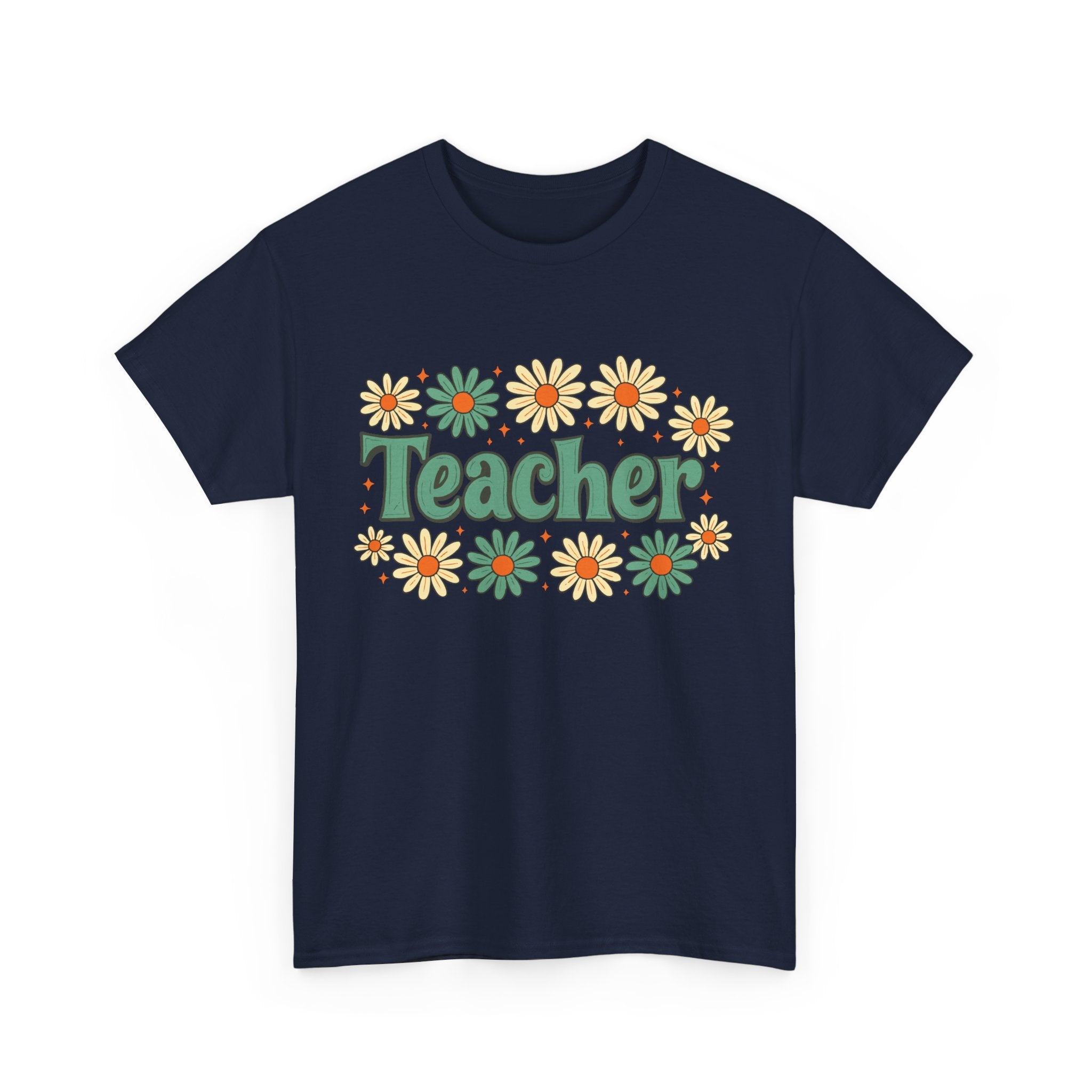 Floral Teacher Tee - Perfect Gift for Educators
