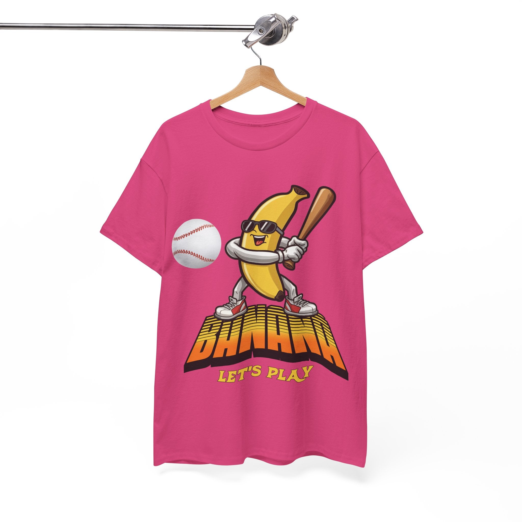 Banana Playing Baseball Tee