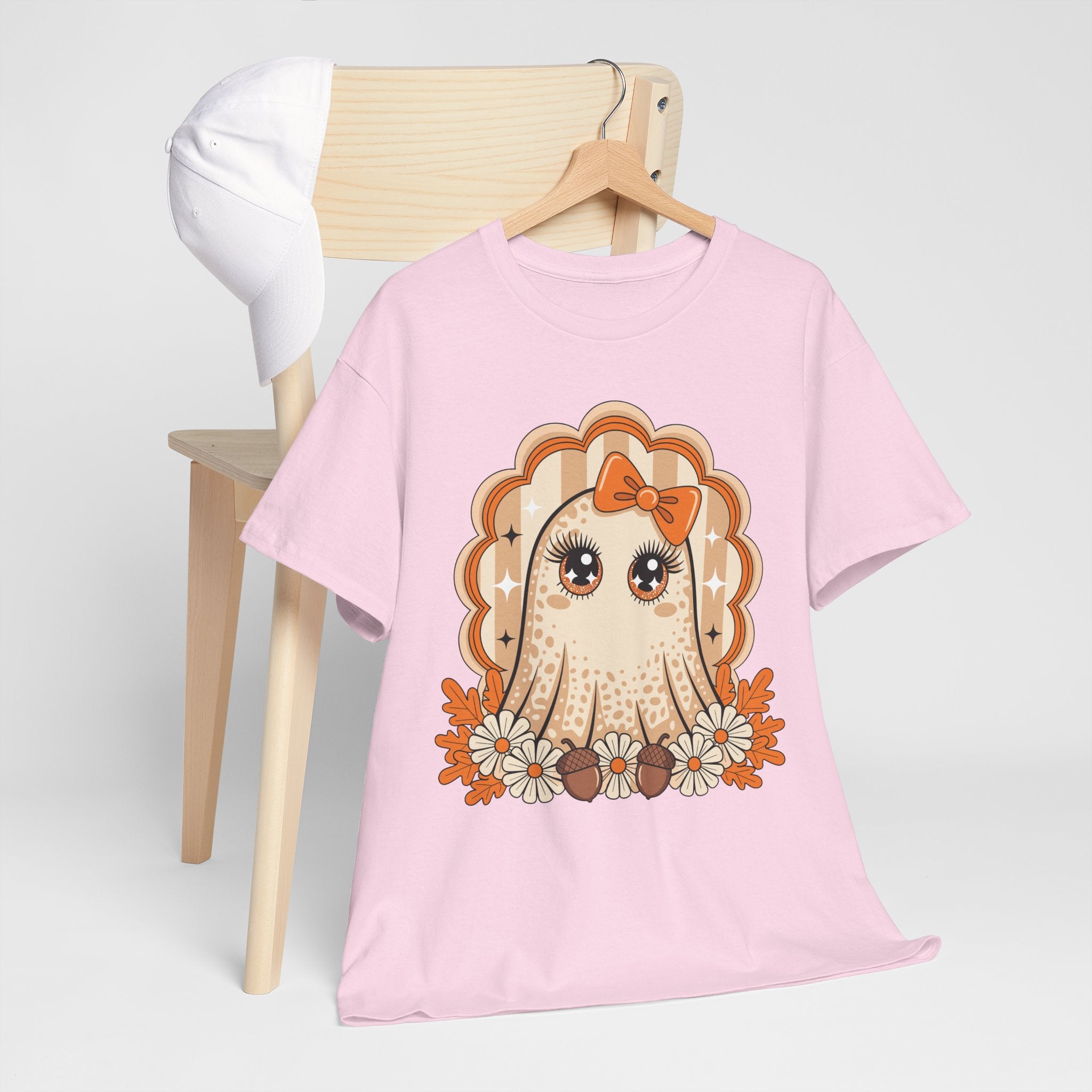 Ghost and Daisies Unisex Cotten Tee