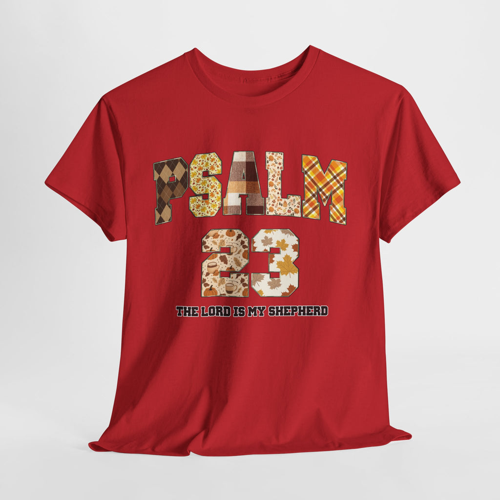 Psalm 23 Patchwork Unisex Cotton Tee