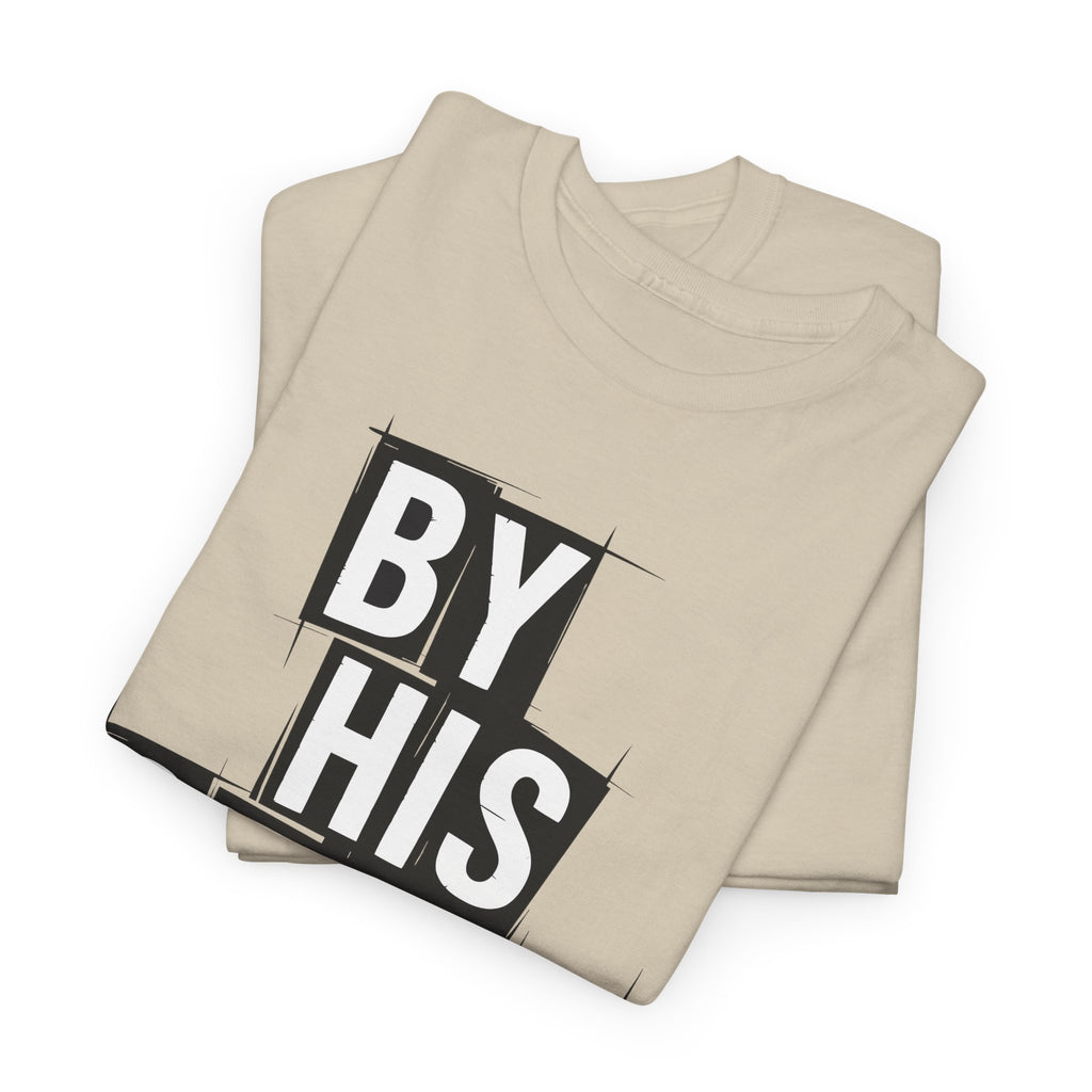 By His Grace tee — Minimalist Faith Christian Unisex Cotton T-Shirt