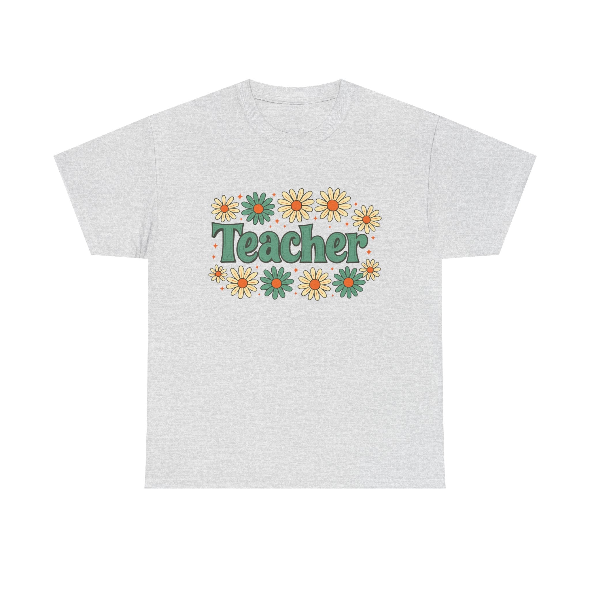 Floral Teacher Tee - Perfect Gift for Educators