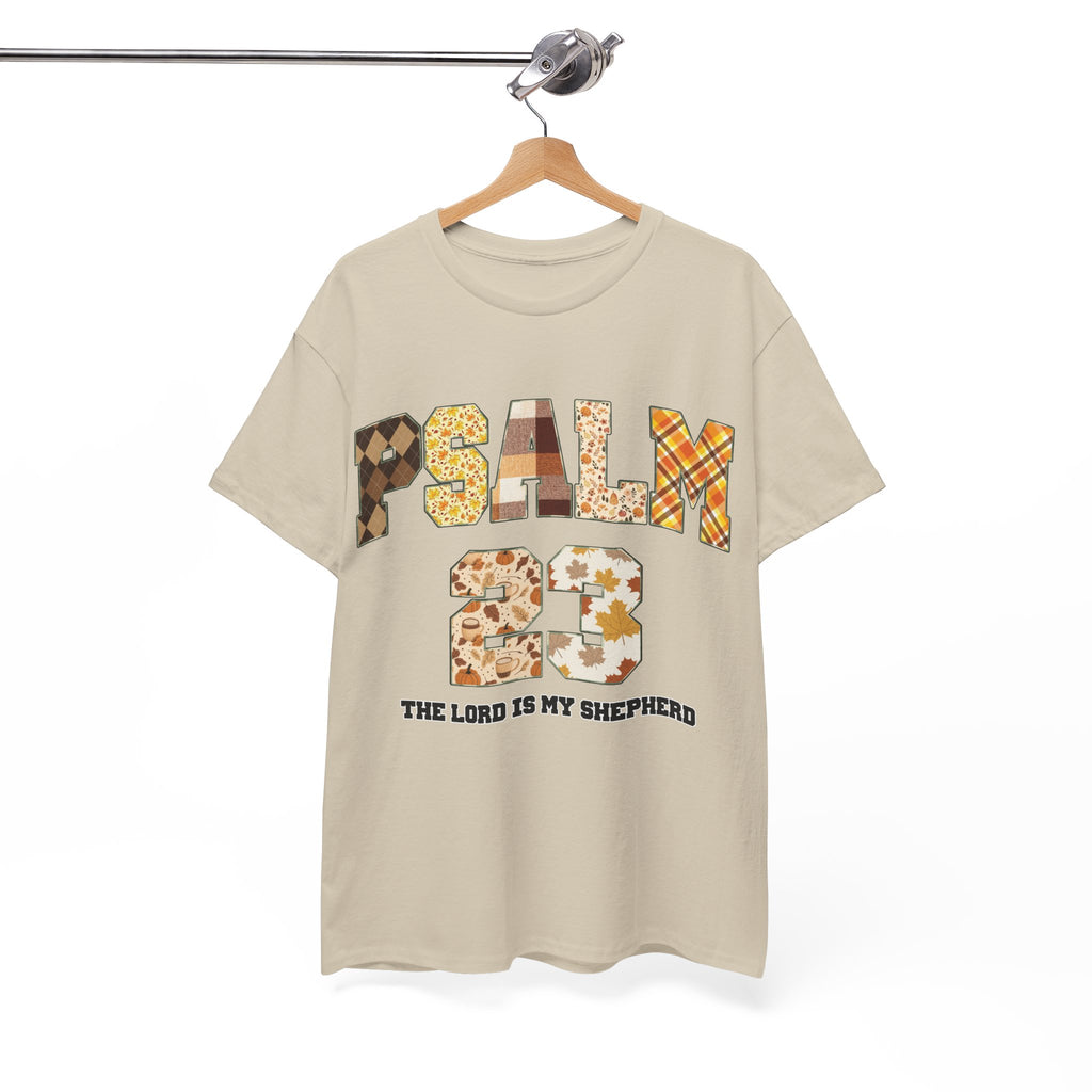 Psalm 23 Patchwork Unisex Cotton Tee