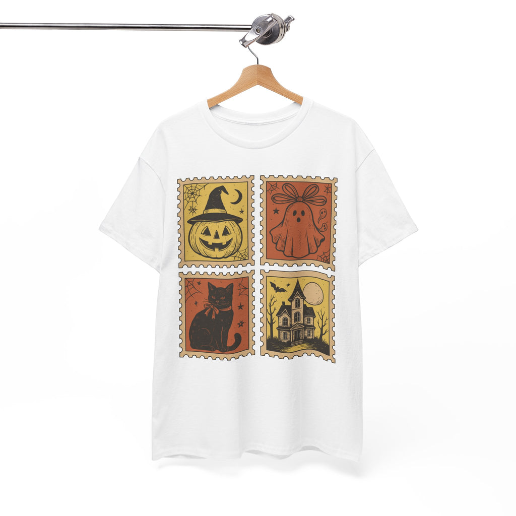 Halloween Stamp Collection Unisex Cotton Tee