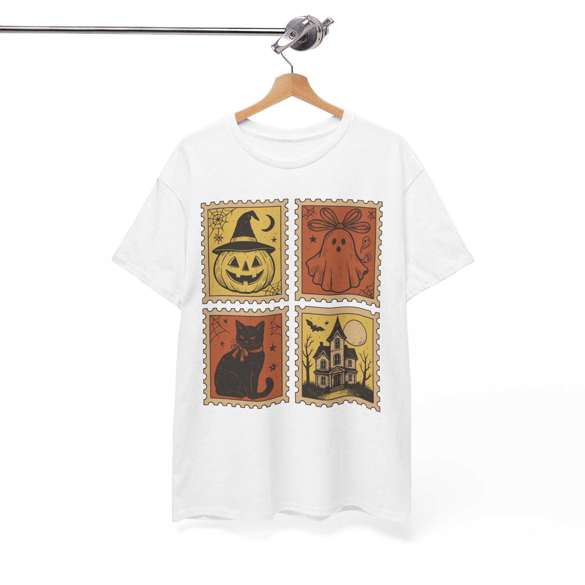 Halloween Stamp Collection Unisex Cotton Tee