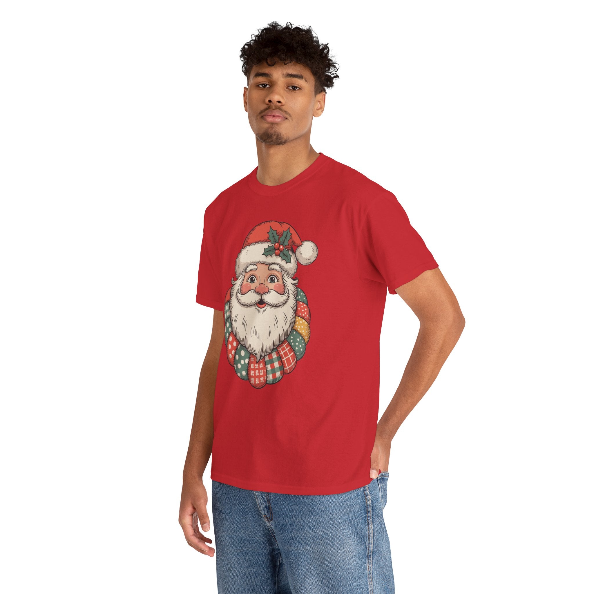 Vintage Santa Unisex Cotton Tee
