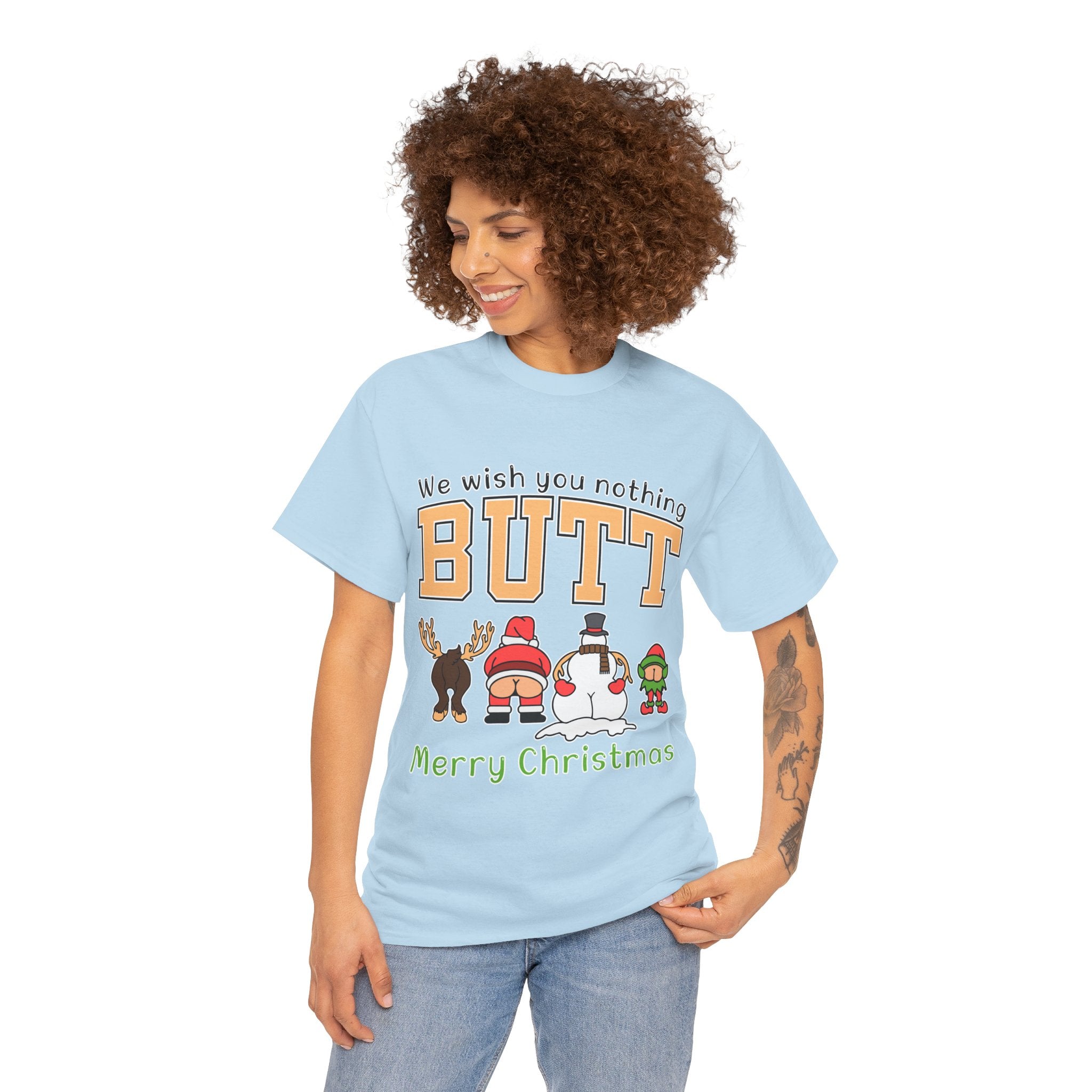 Christmas Butts Unisex Cotton Tee