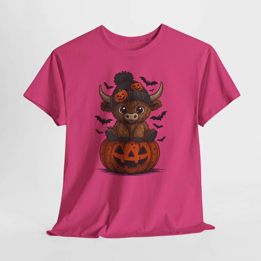 Halloween Cow Unisex Cotton Tshirt