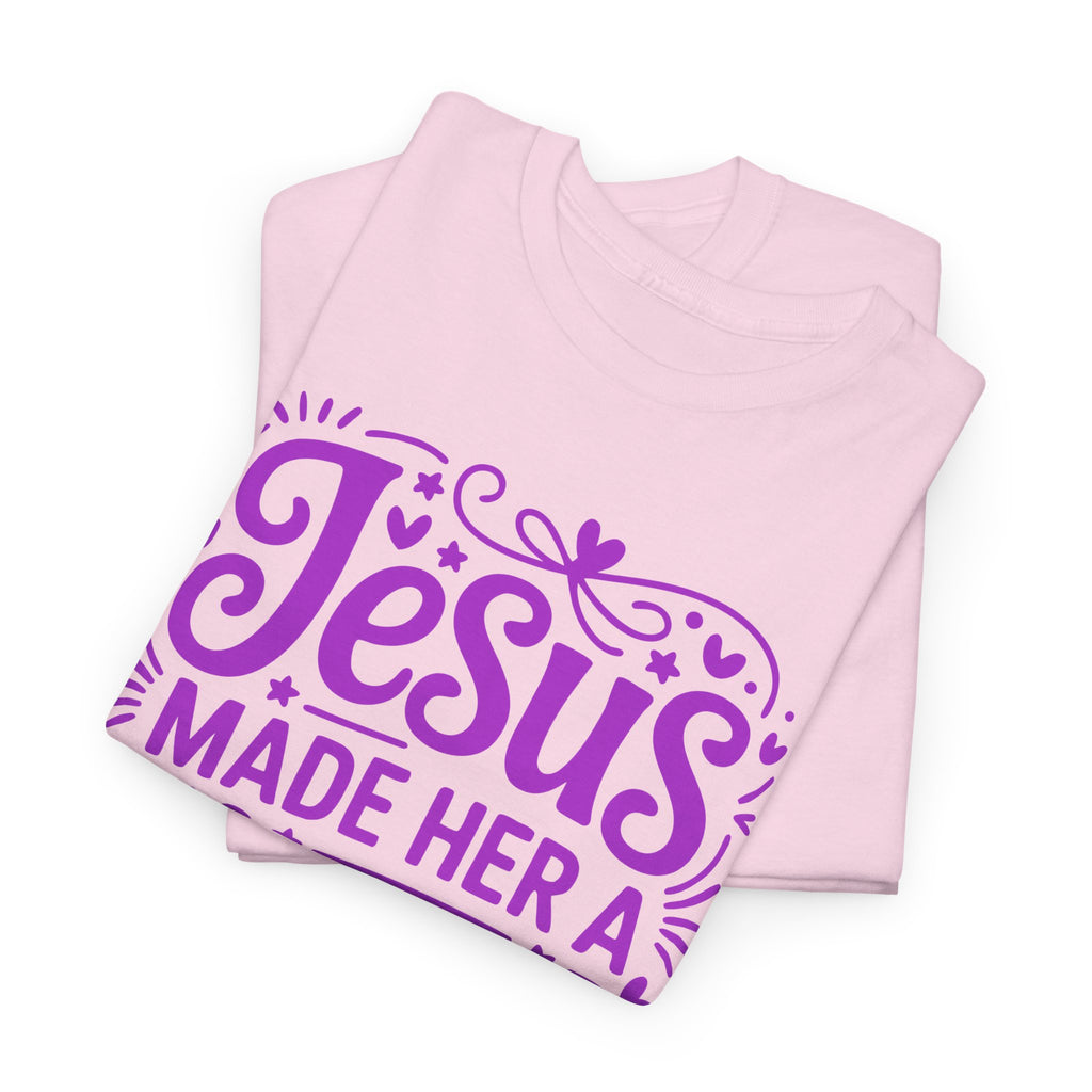 Jesus Made Her a Mama — Christian MamaUnisex Cotton T-Shirt