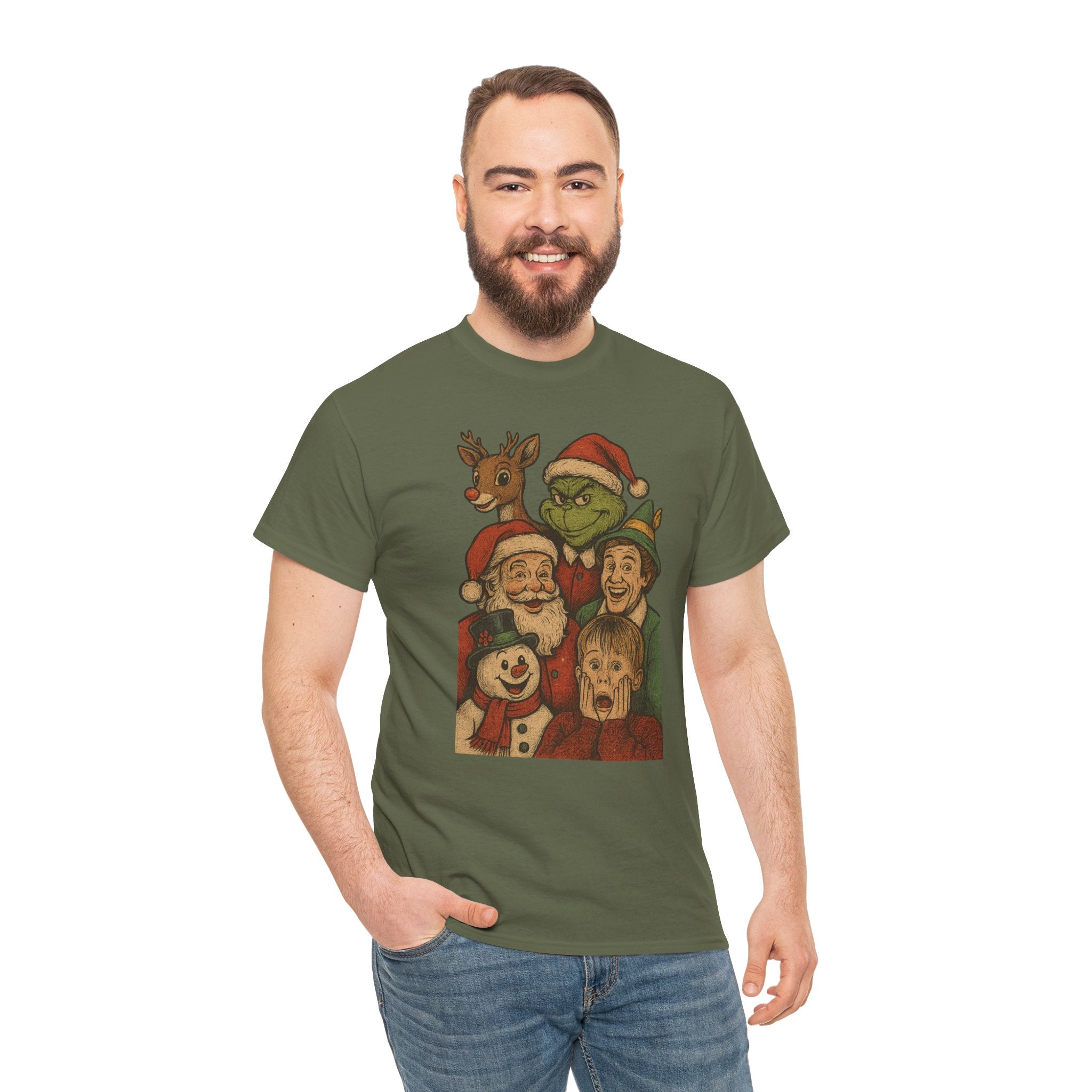 Christmas Icon Vintage Unisex Cotton Tee