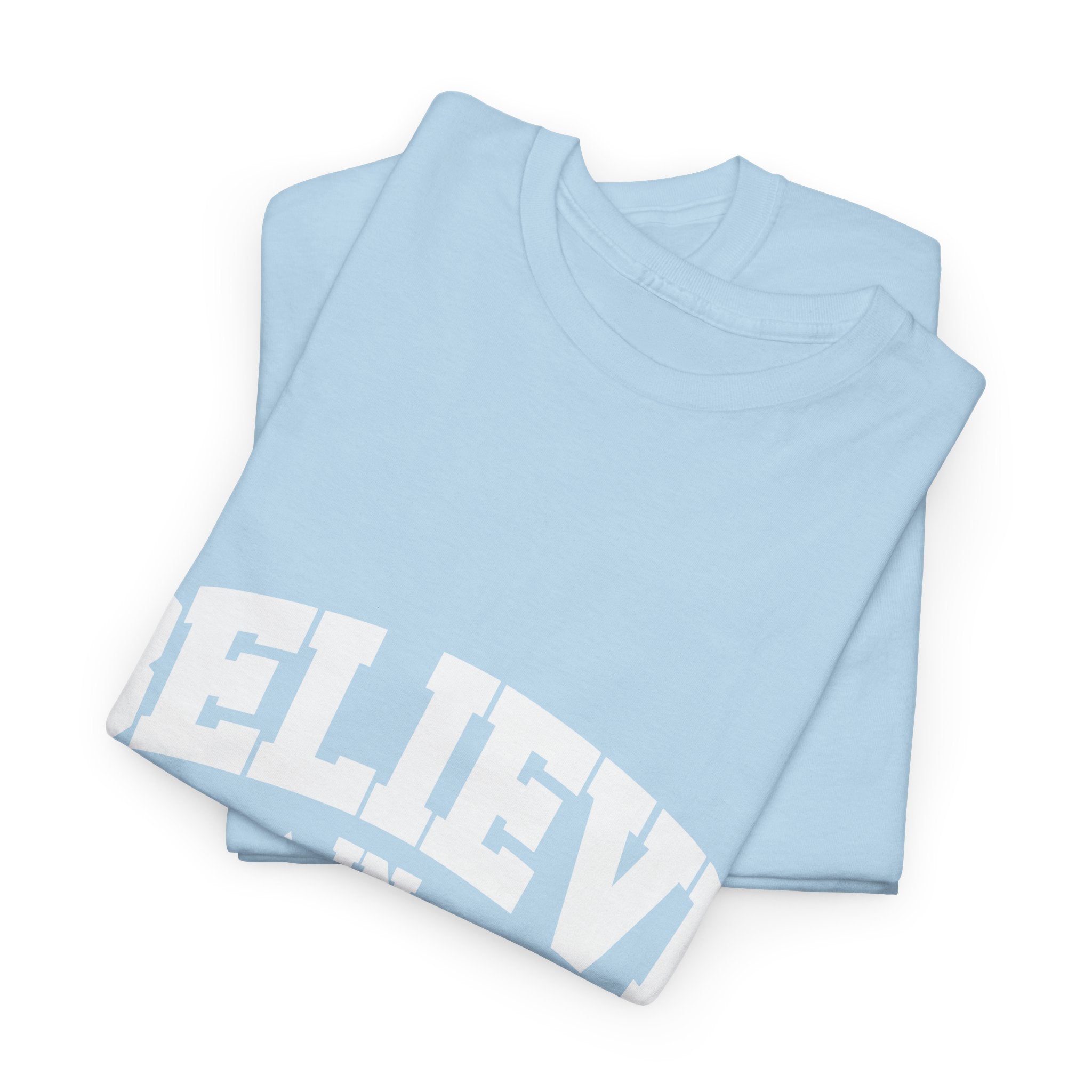 Believe in Yourself Varsity Unisex Cotton Tee