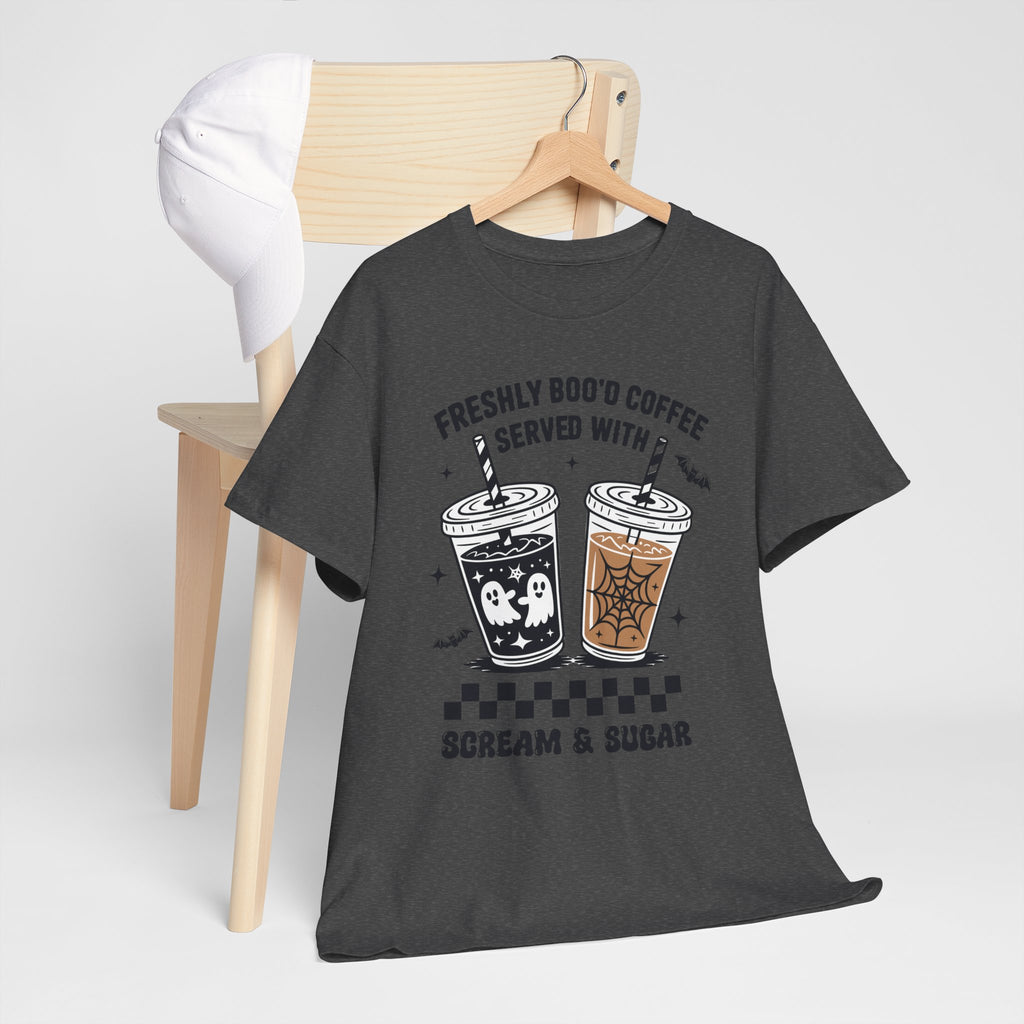 Halloween Iced Coffee Unisex Cotton Tee