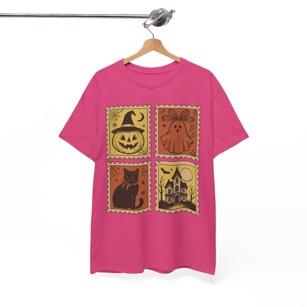 Halloween Stamp Collection Unisex Cotton Tee