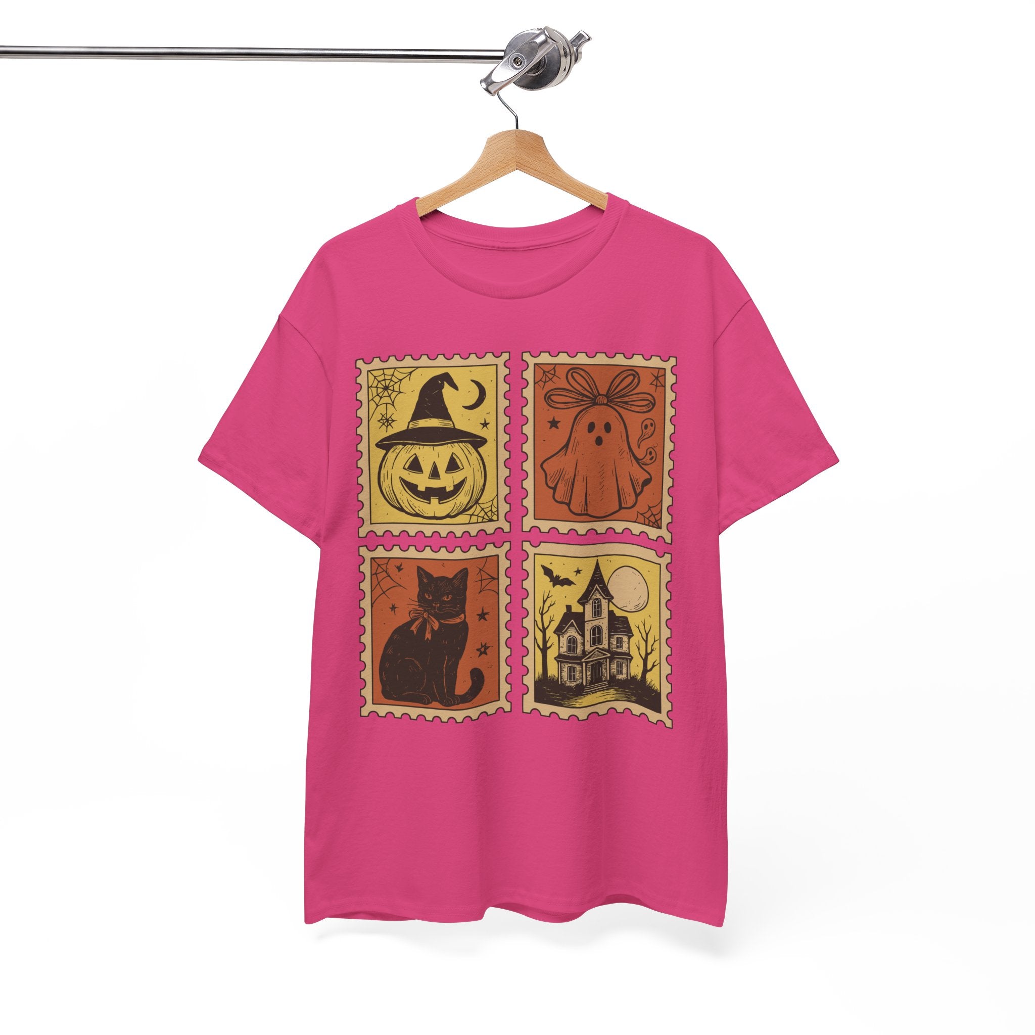 Halloween Stamp Collection Unisex Cotton Tee