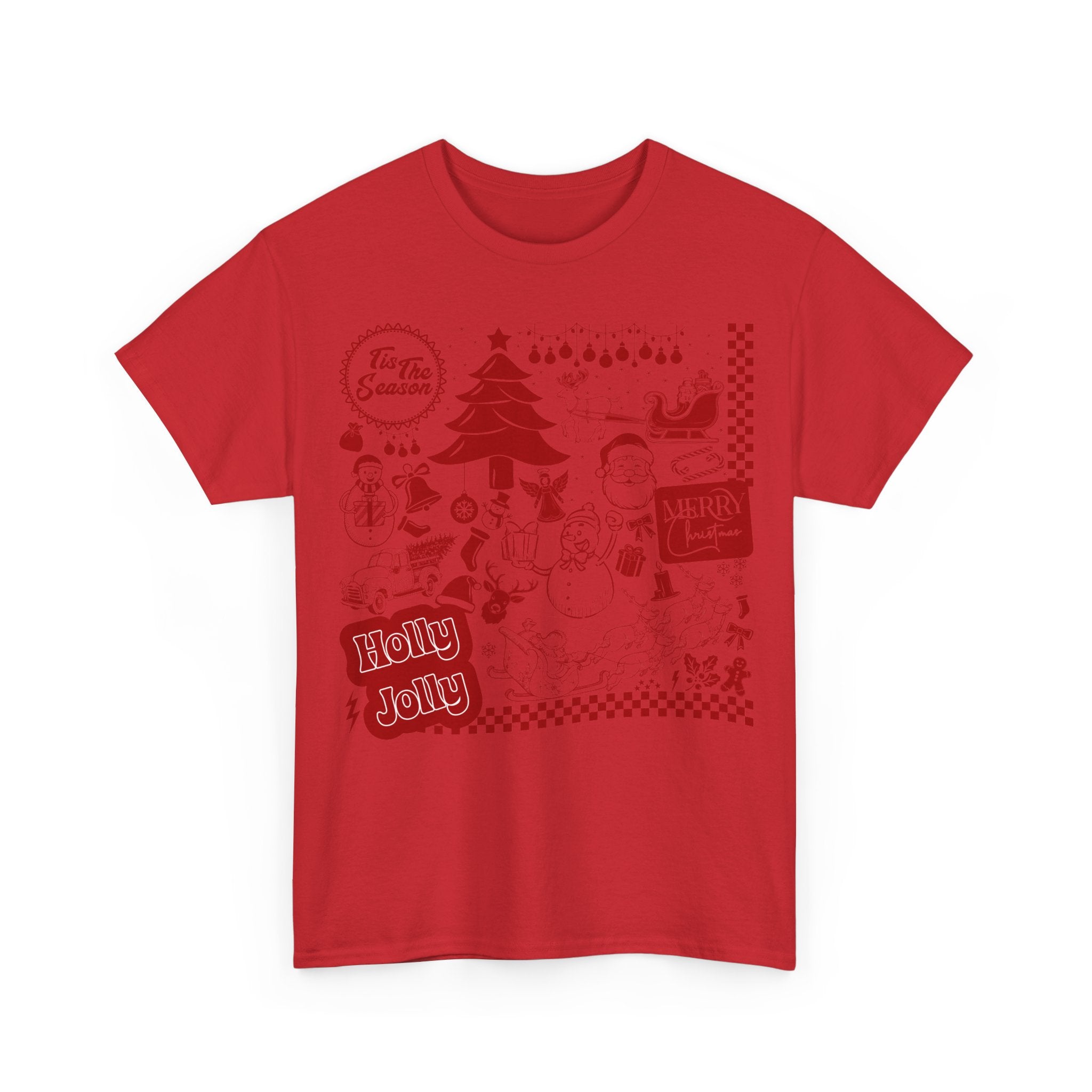 Christmas Festive Unisex Cotton T-shirt