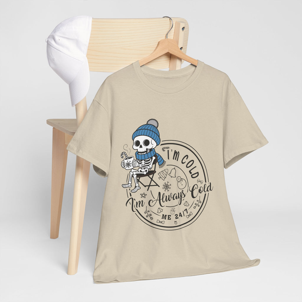 Cozy Skeleton Unisex Cotton Tee