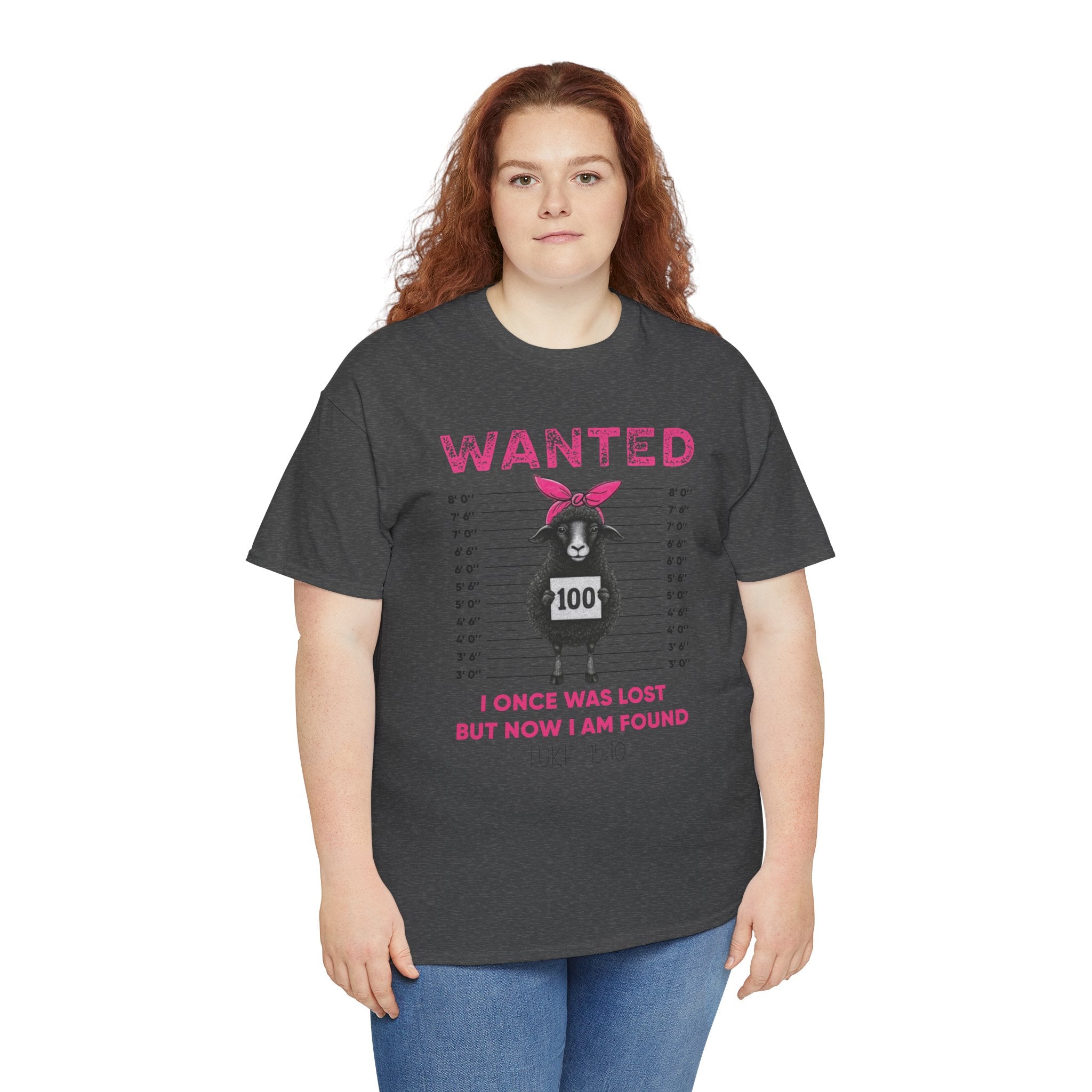 WANTED Black Sheep 'I Once Was Lost But Now I Am Found' Unisex Cotton T-Shirt