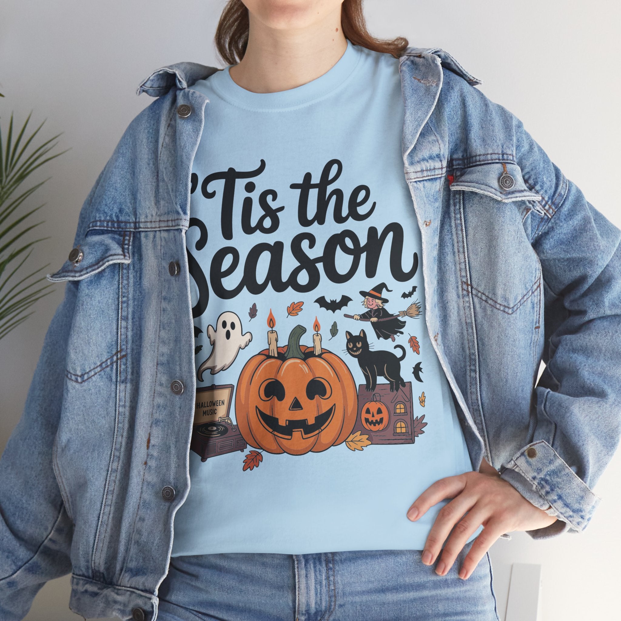 Holiday Season Unisex Cotton T-Shirt - Tis the Season Design