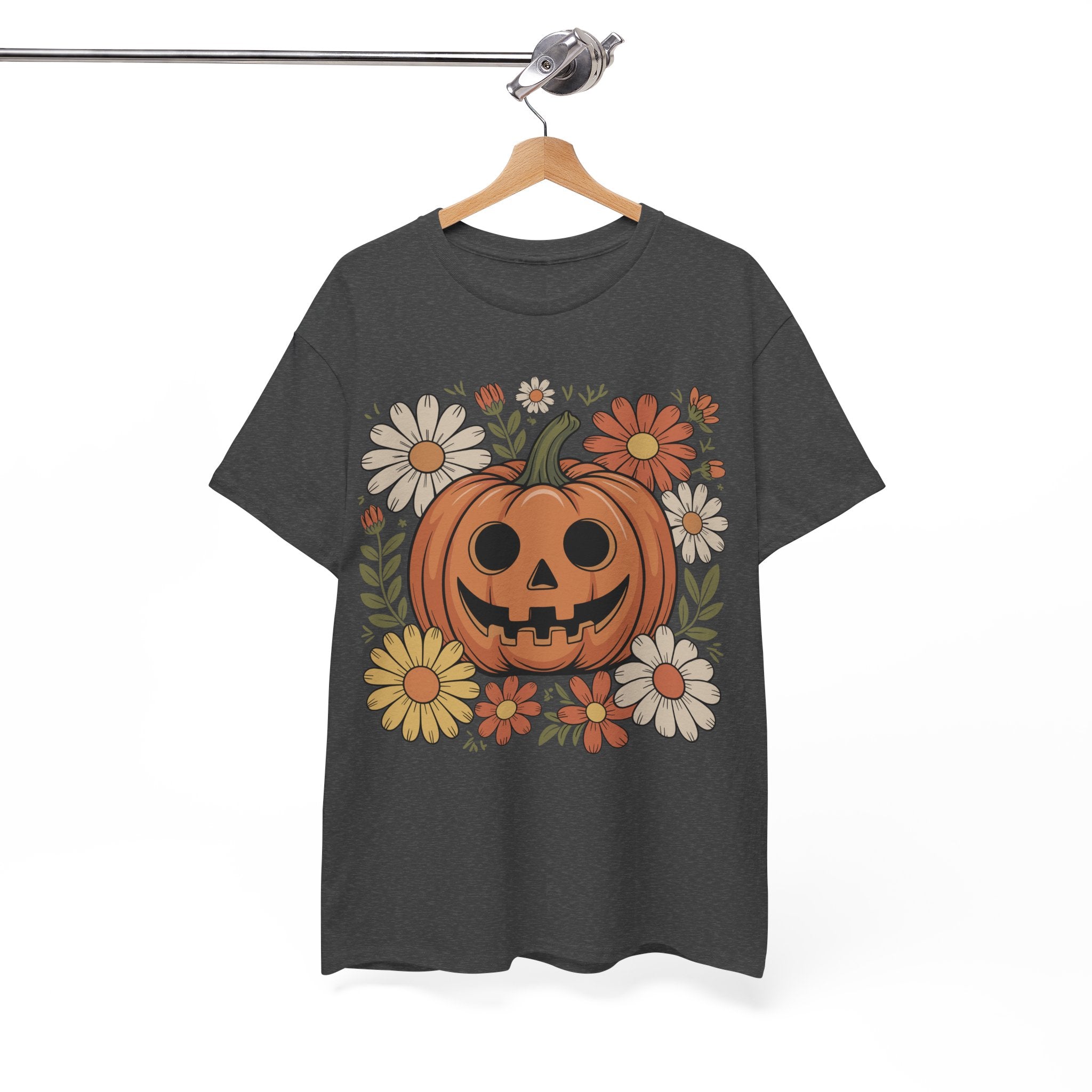 Halloween Pumpkin Unisex Cotton Tee