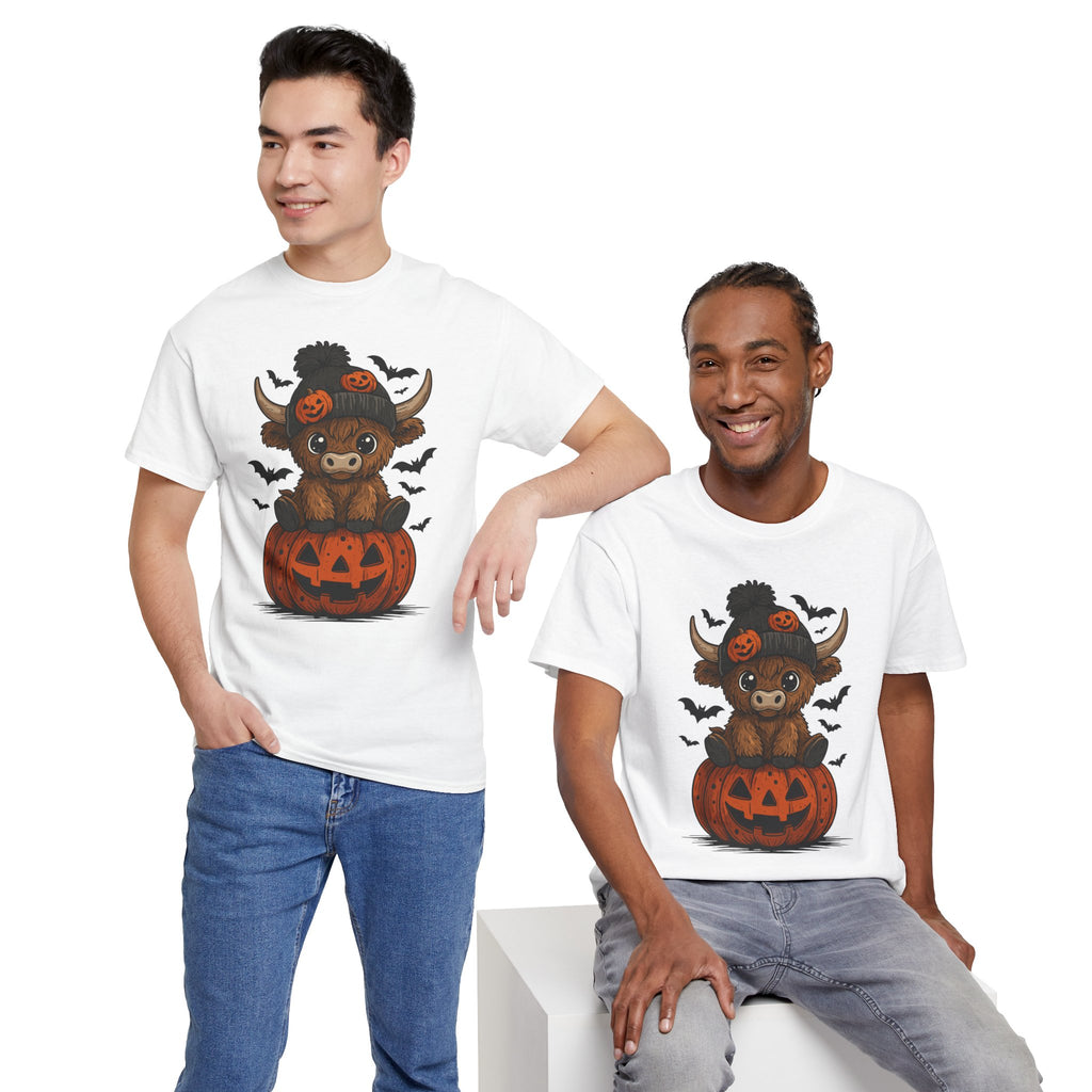 Halloween Cow Unisex Cotton Tshirt