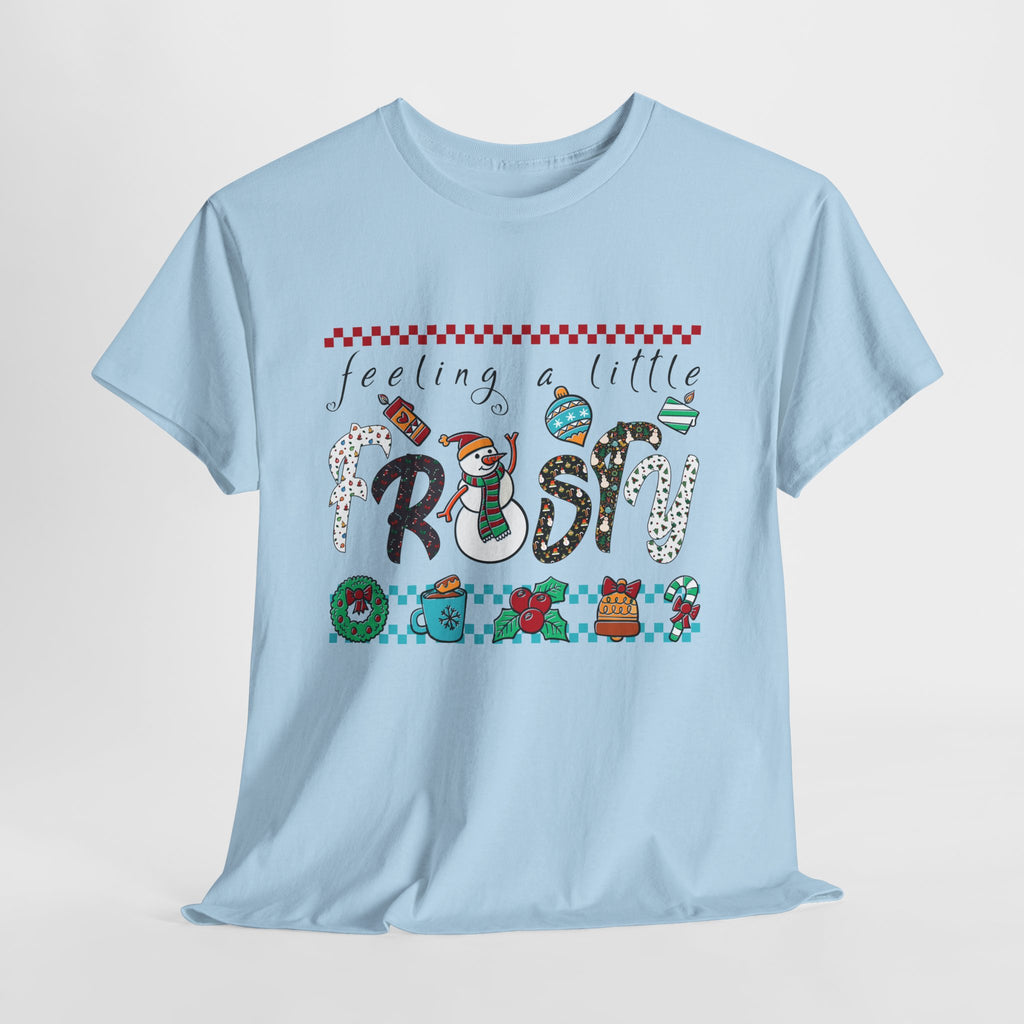 Christmas Frosty Unisex Cotton Tee