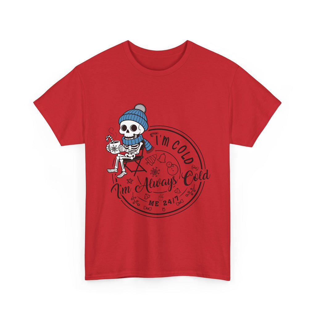 Cozy Skeleton Unisex Cotton Tee