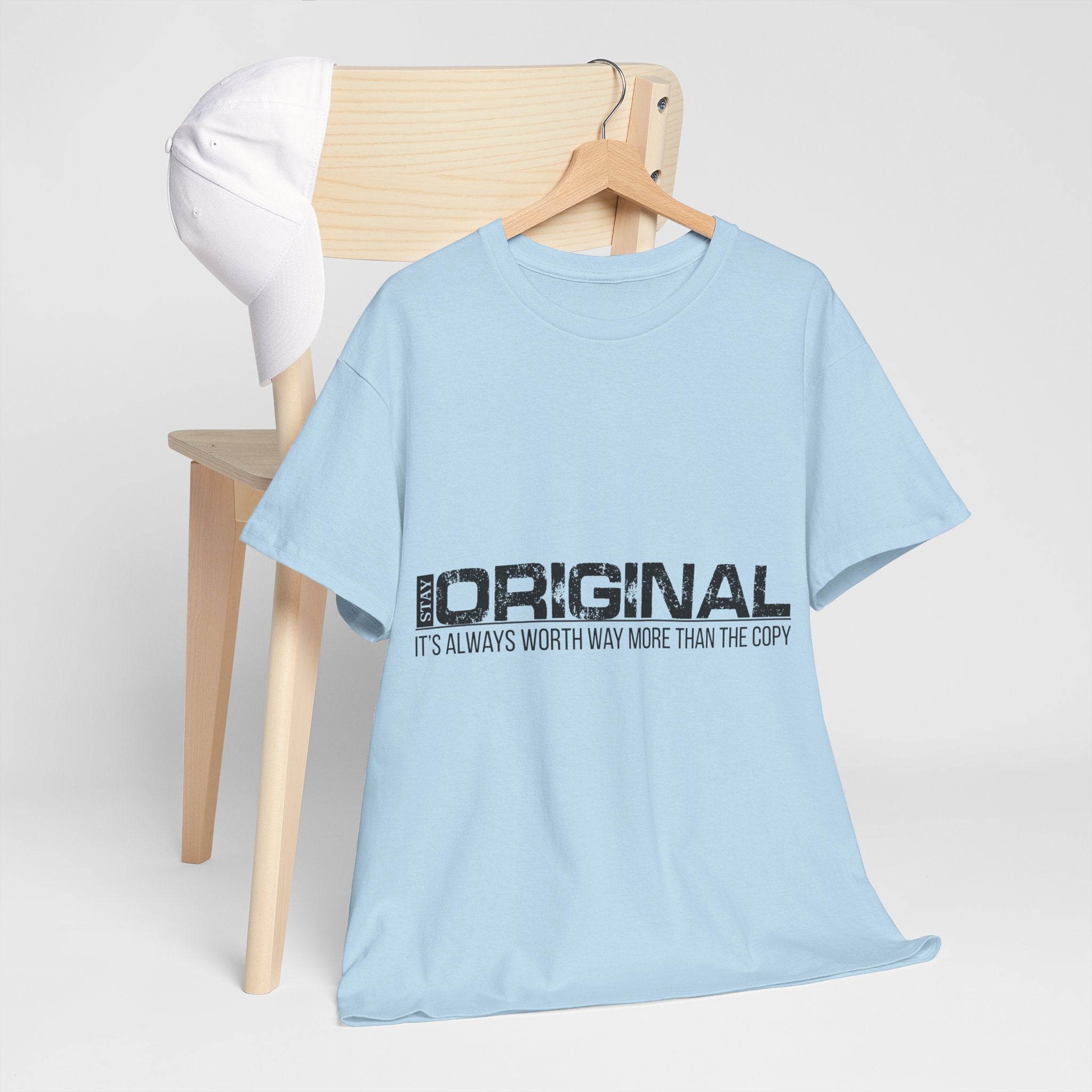 STAY SILENT Minimalist Tee — Vertical Text Black Unisex Cotton Tee